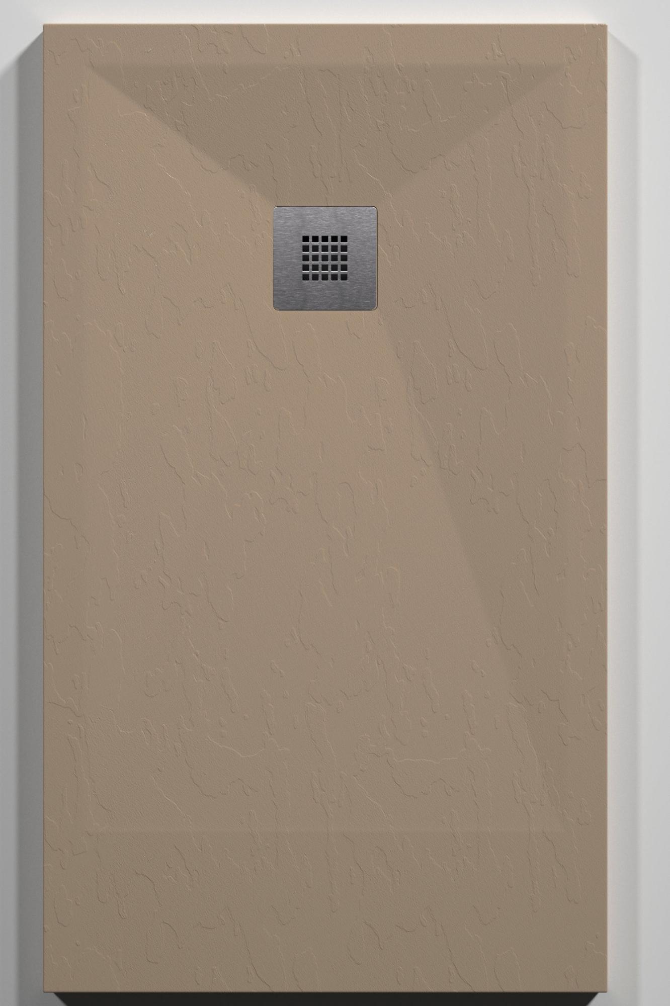 Plato de ducha play 90x90 cm moka