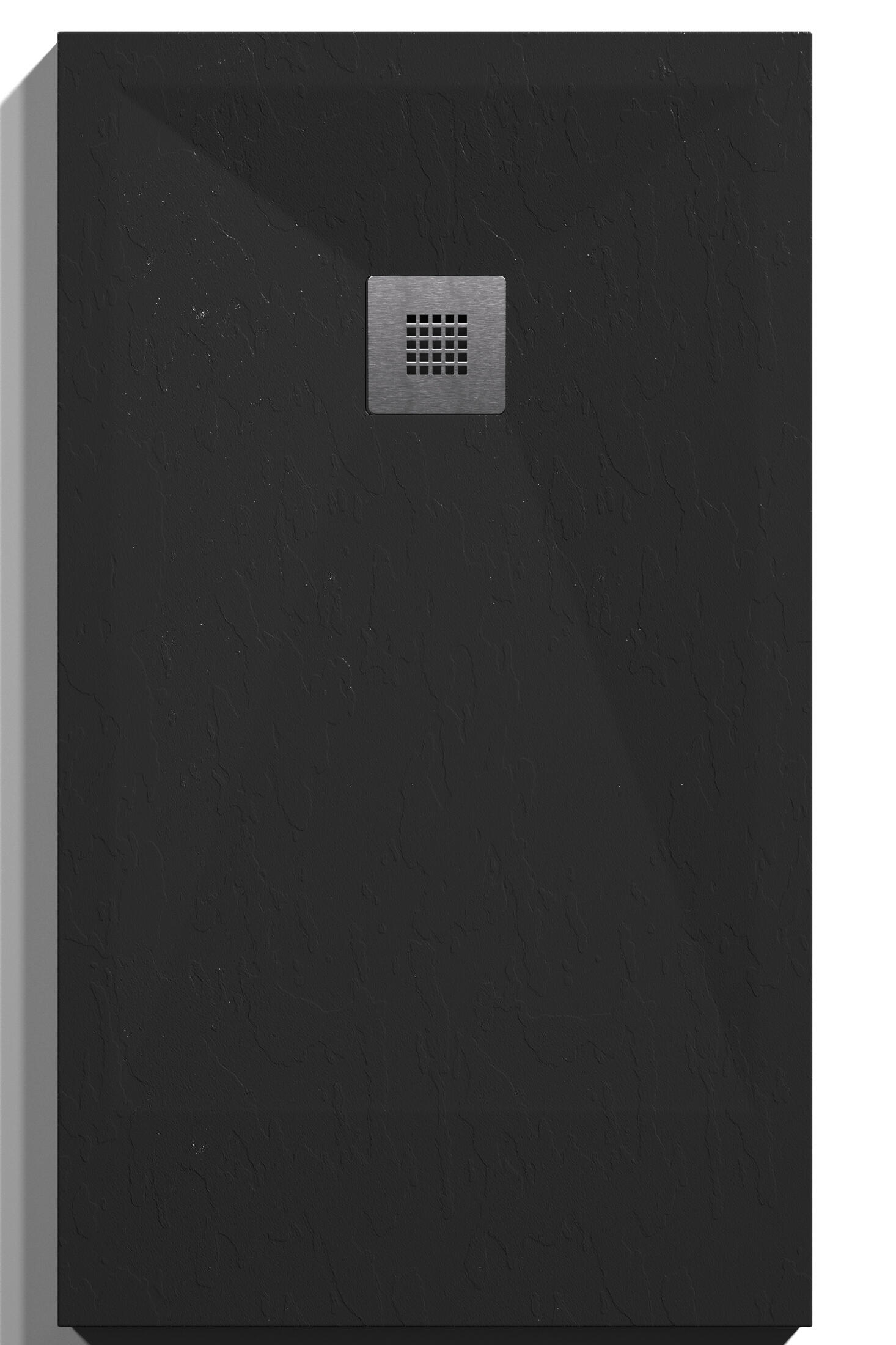 Plato de ducha play 130x80 cm negro
