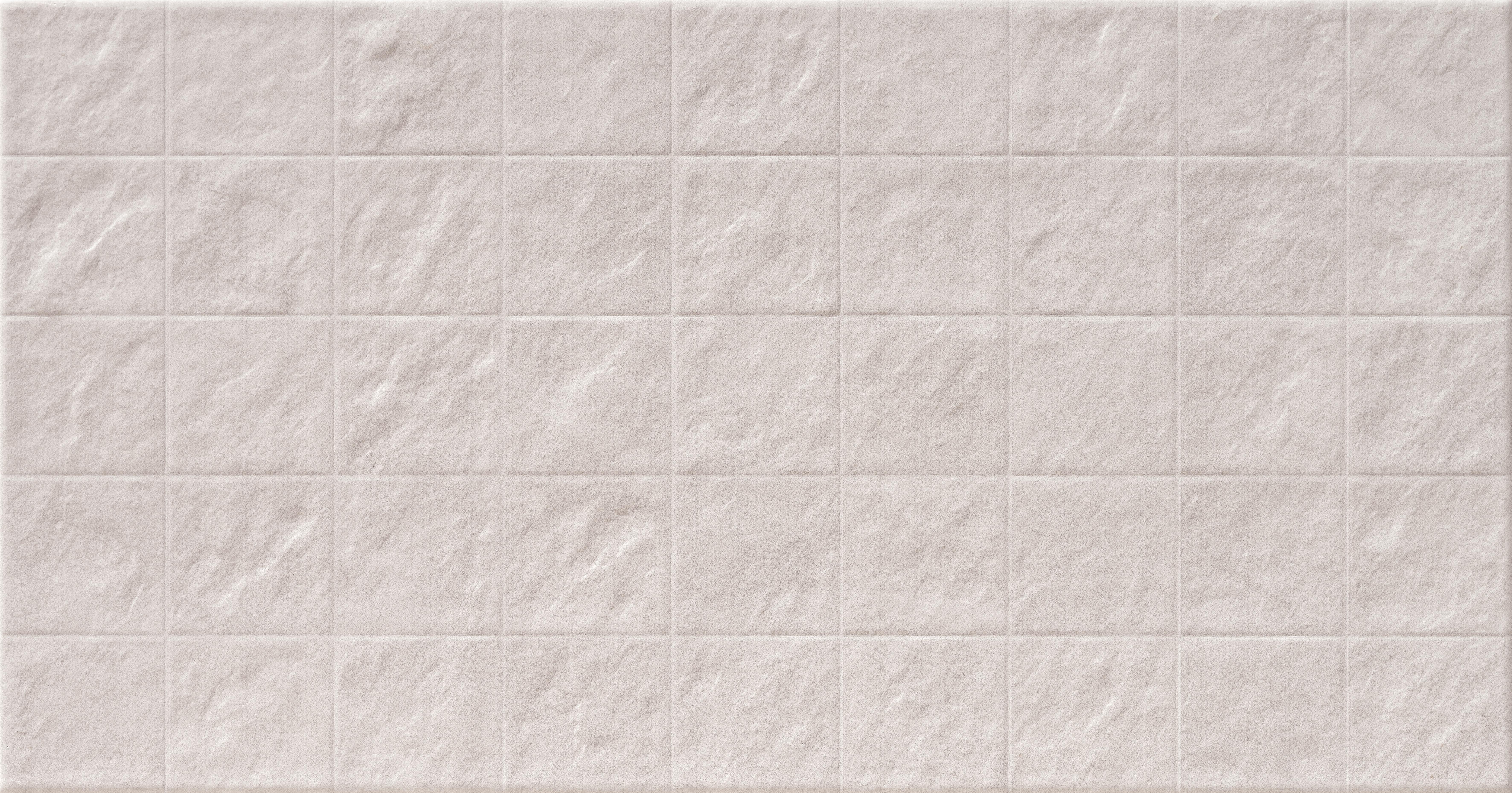 Muestra azulejo mystone efecto relieve, cemento blanco 31.6x60 cm