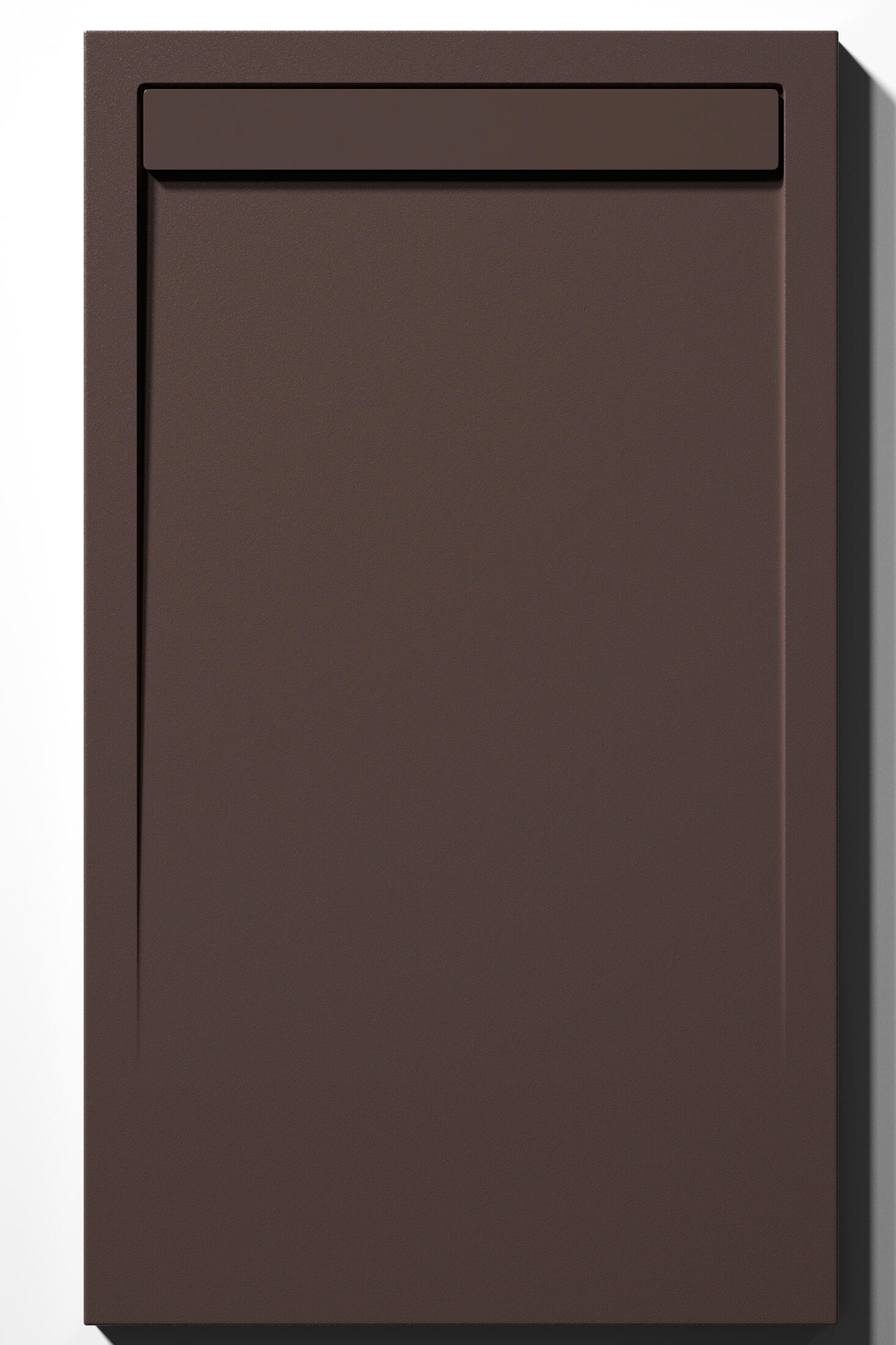 Plato de ducha suit 100x70 cm marrón chocolate