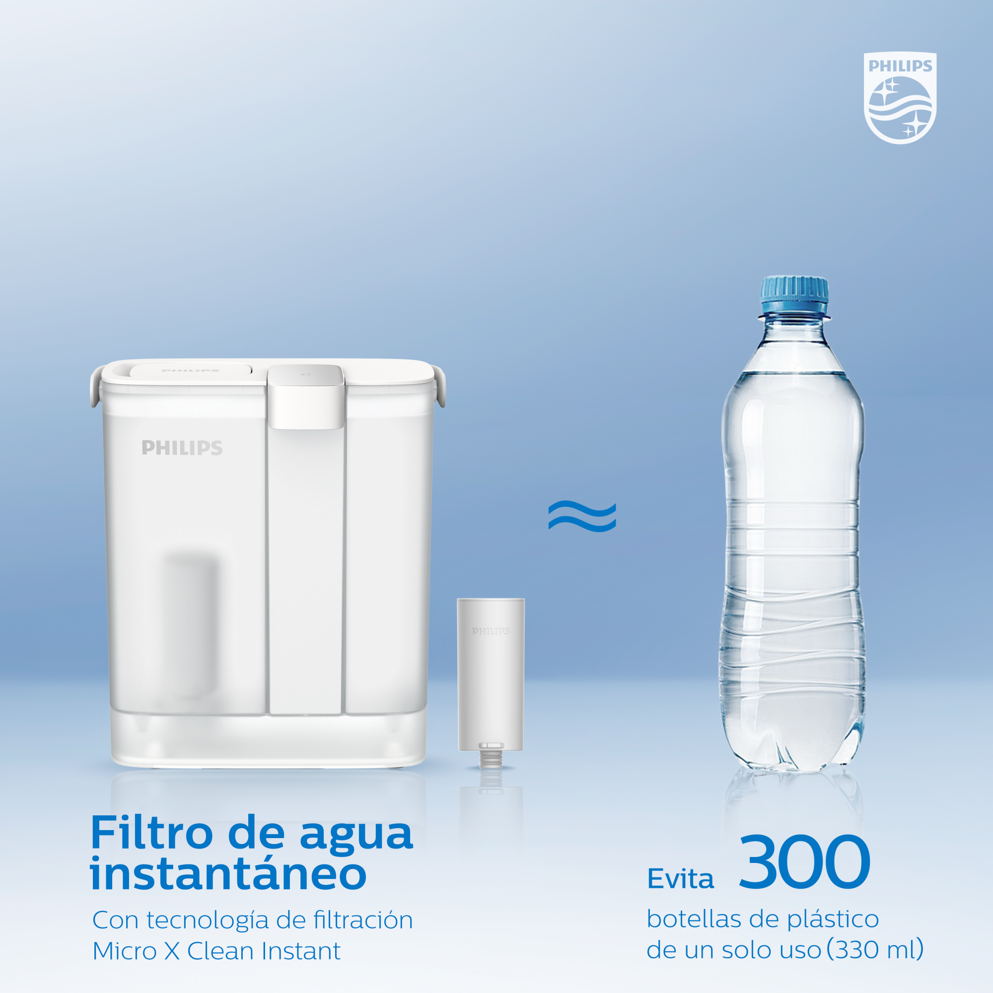 de 3 filtros Philips Micro X-Instant Merlin