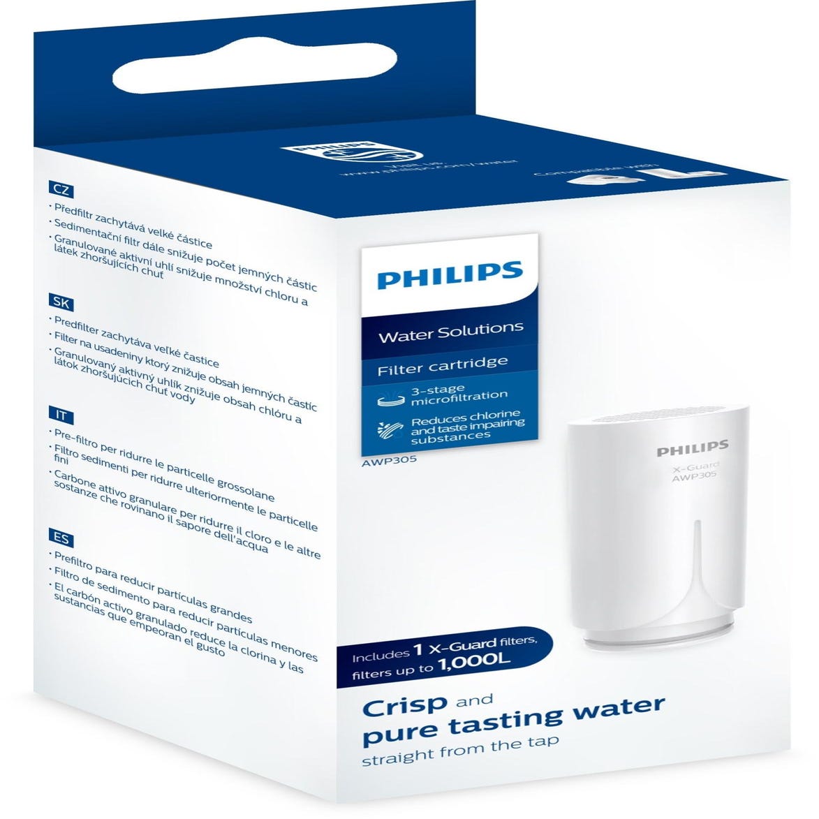 Philips X-Guard AWP305 Cartouche filtrante - Microfiltration