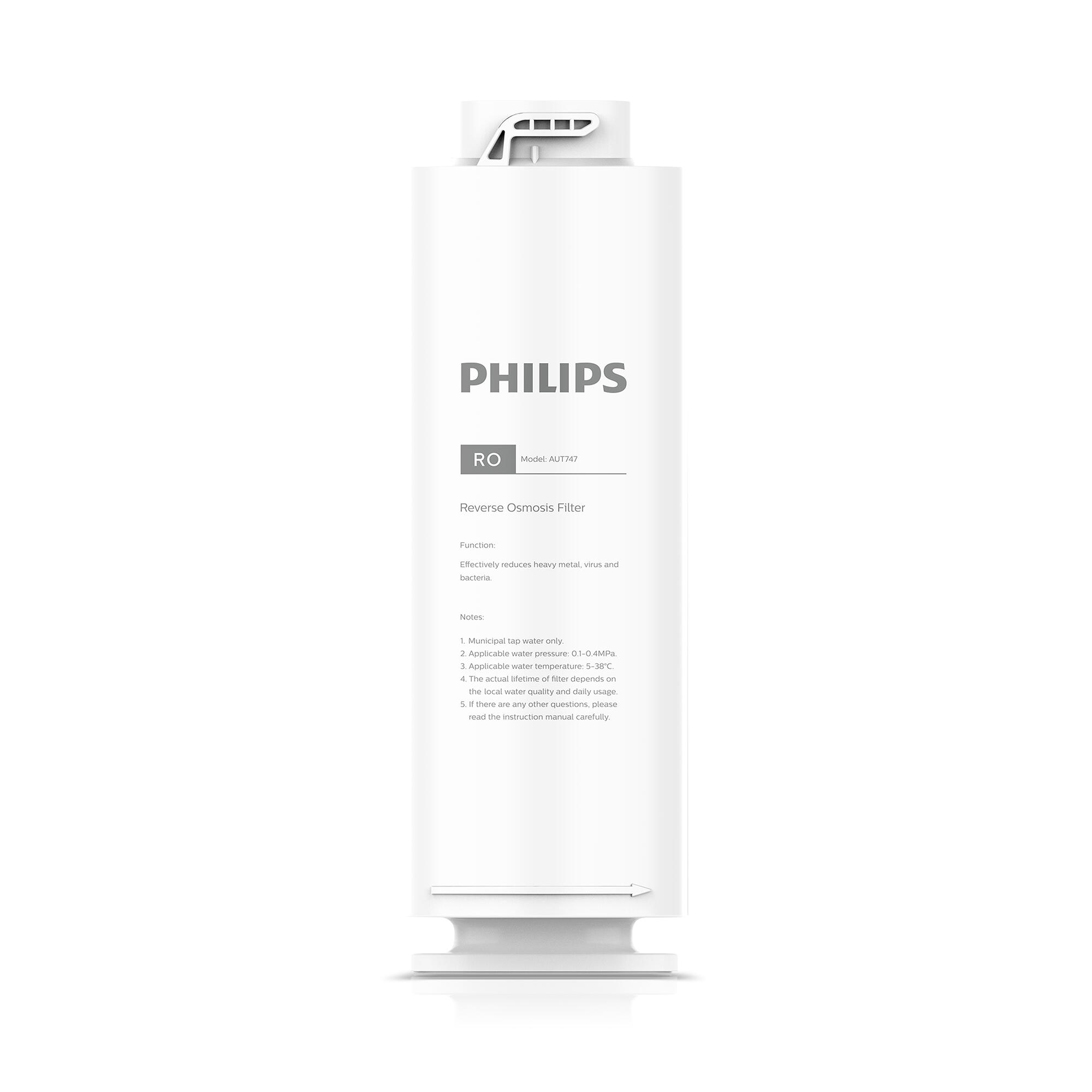 Membrana de osmosis inversa Philips 400GPD
