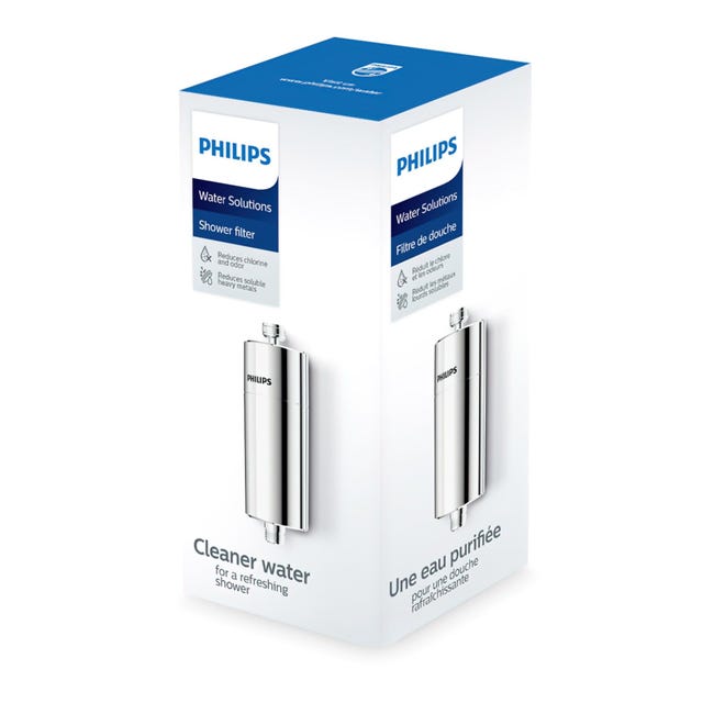 Philips Duchas - Filtro para grifo de ducha, blanco marfil AWP1775/10