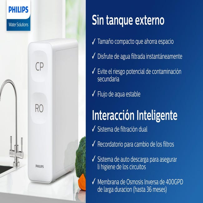 Equipo de osmosis Inversa Philips AUT2015 F. Direct
