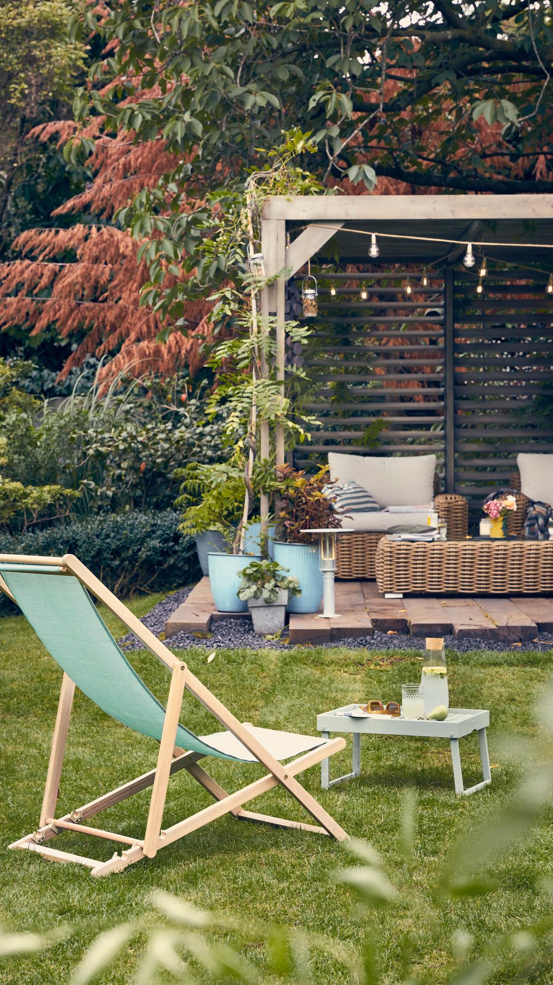 Hamaca de director de jardín naterial solis de acacia verde de la marca NATERIAL