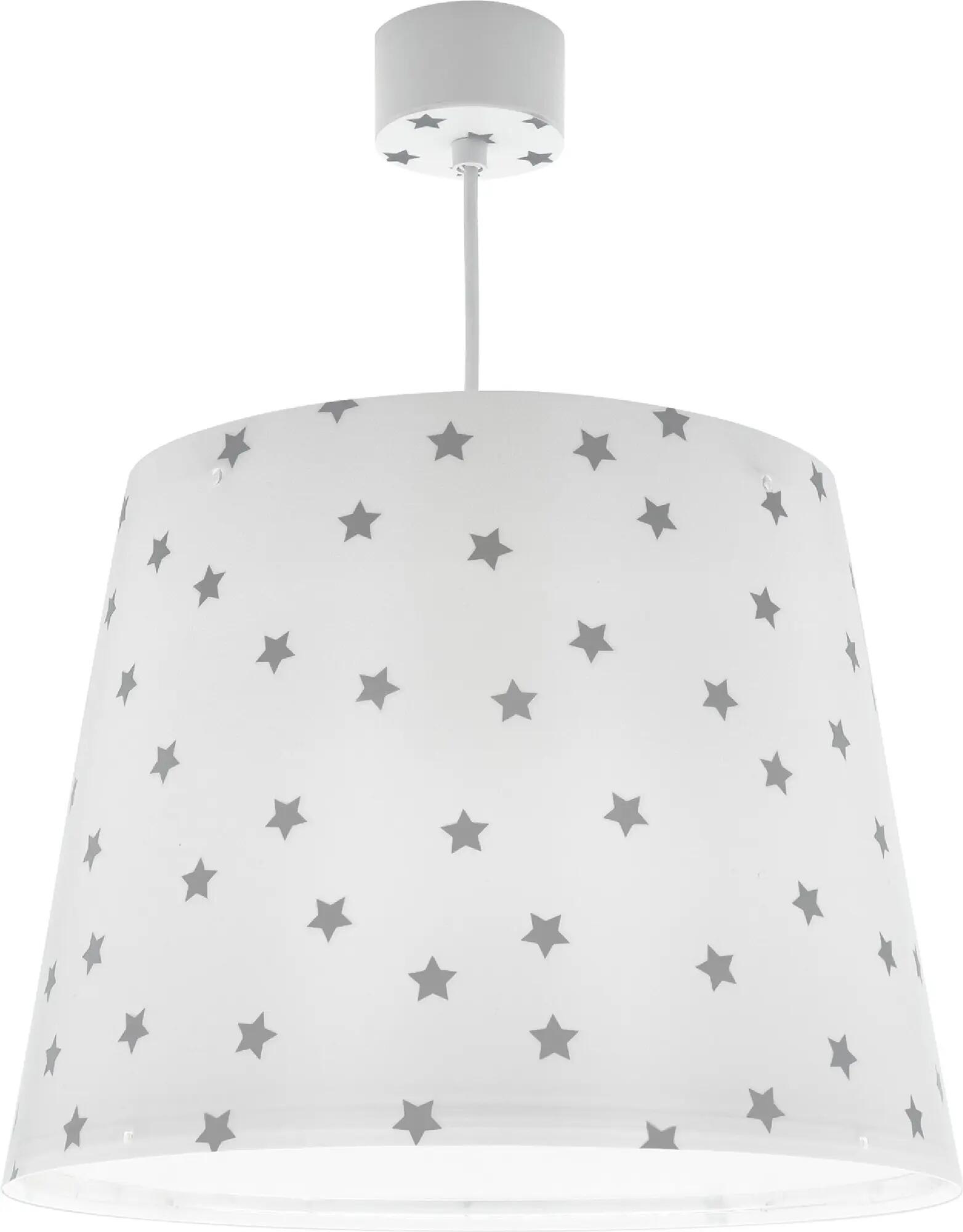 Lámpara de techo star light 1 luz e27 d33 cm blanco infantil