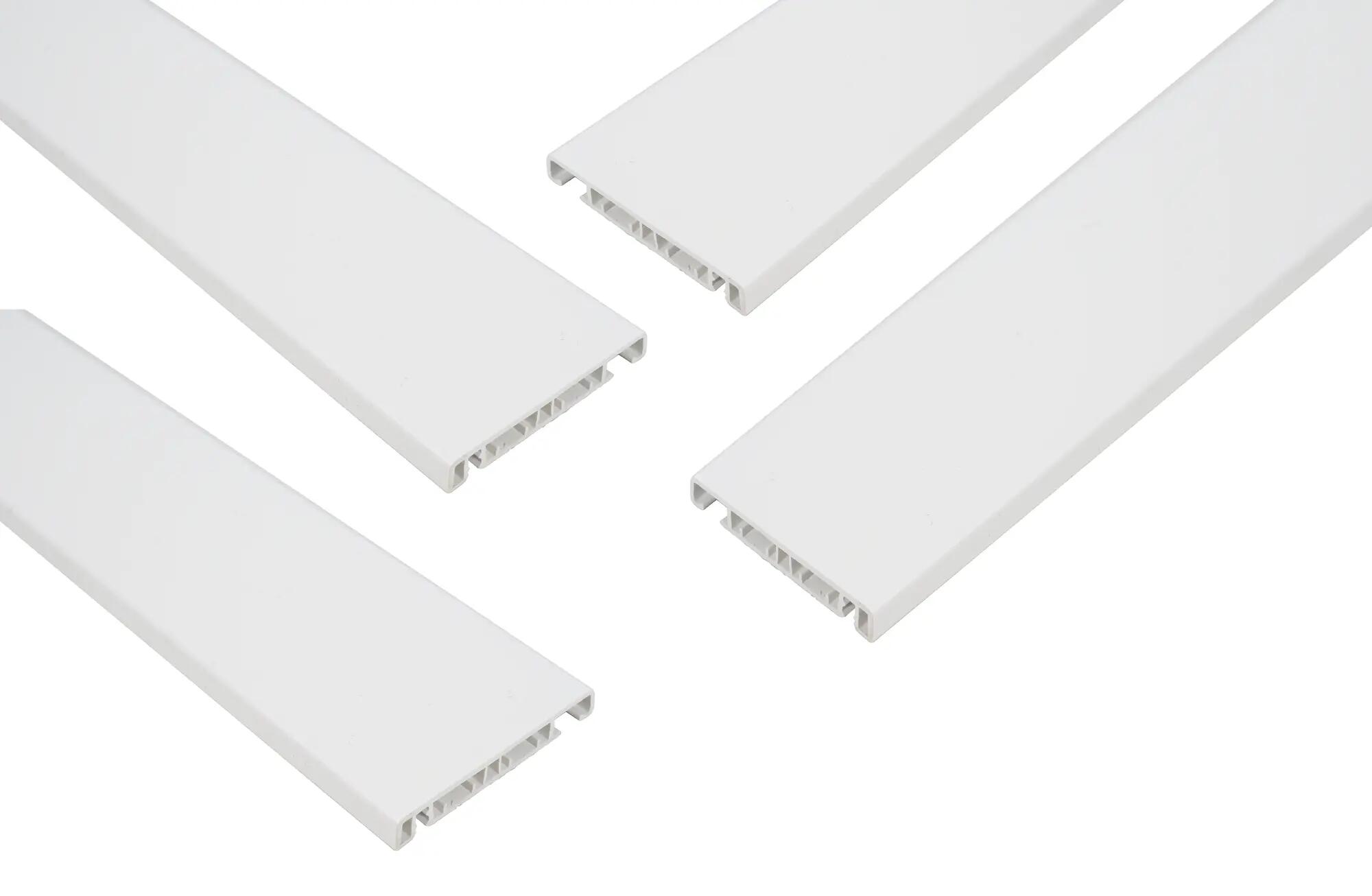 en cualquier sitio Desconexión anfitrión Kit tapajuntas de PVC blanco de 70 mm para ventana de 100x115 cm | Leroy  Merlin