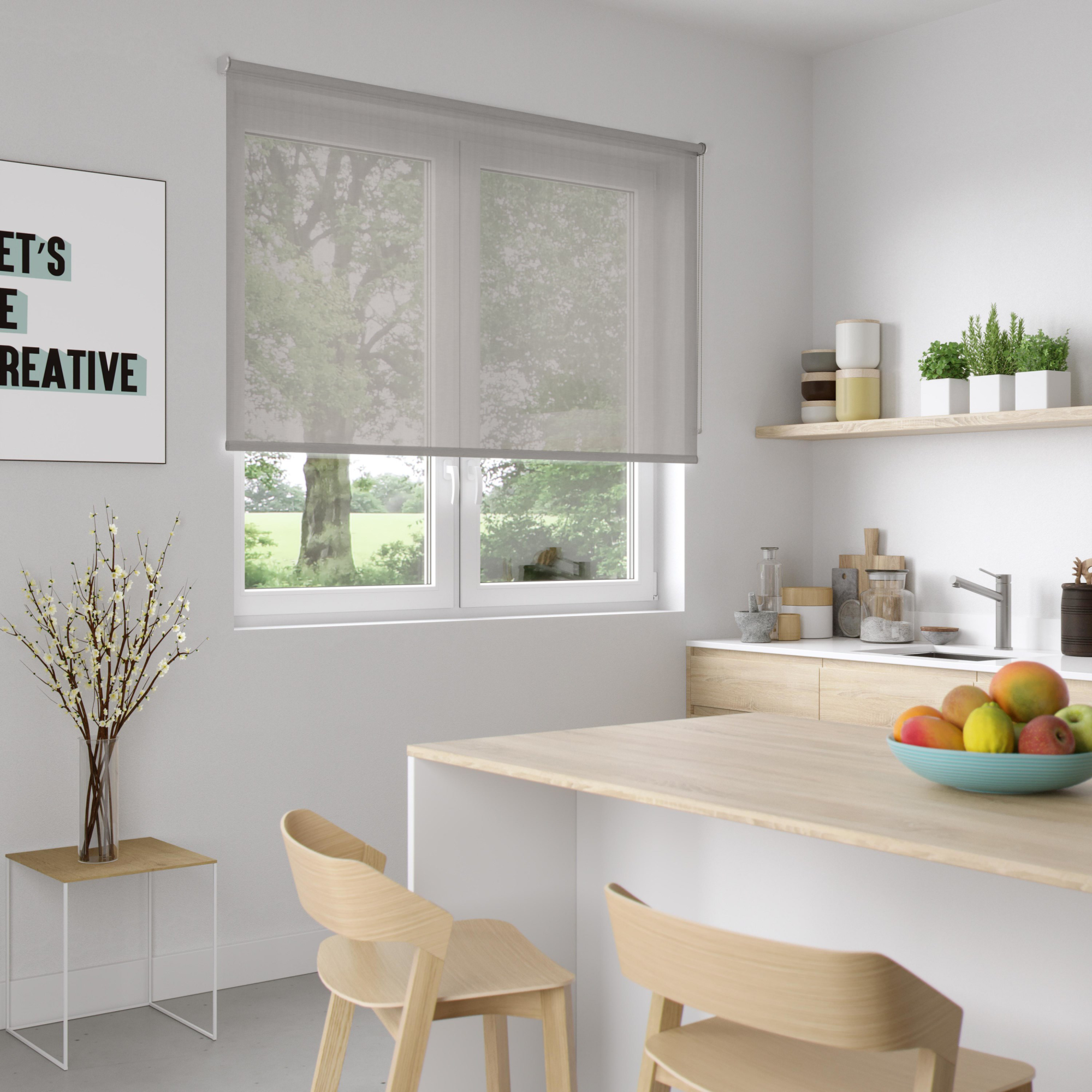 Estor enrollable translúcido canberra trench beige inspire de 240x250cm de la marca Inspire