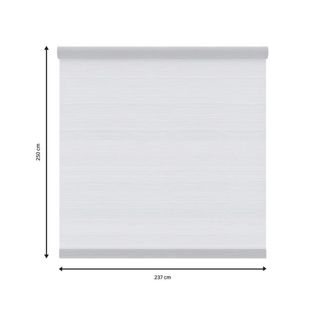 Estor enrollable Día / Noche (75 x 250 cm) Blanco - Cortina/Visillo/ Estor  - Eminza