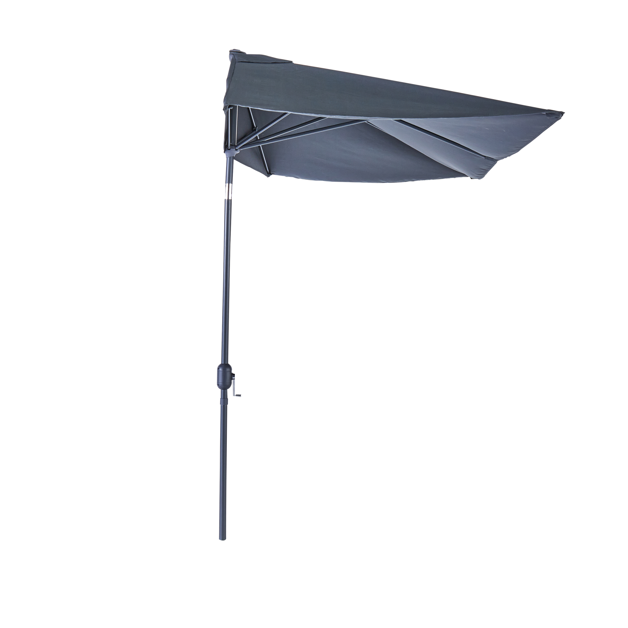 Parasol rectangular de aluminio naterial arkea gris 135x264 cm de la marca NATERIAL