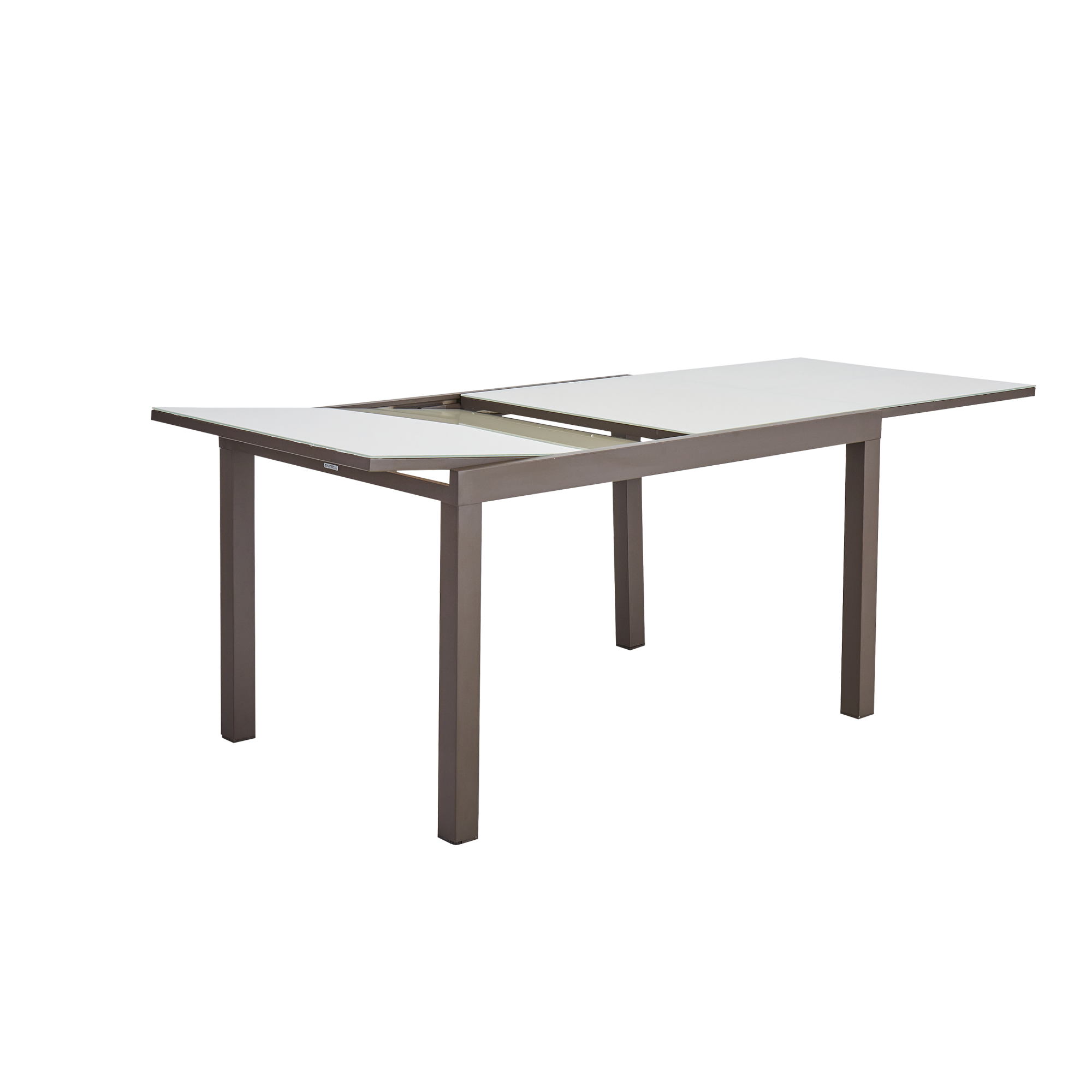 Mesa de jardín extensible de aluminio naterial lyra ii moka de 130/220x90 cm de la marca NATERIAL Mesa de jardín extensible de aluminio naterial lyra ii moka de 130/220x90 cm de la marca NATERIAL