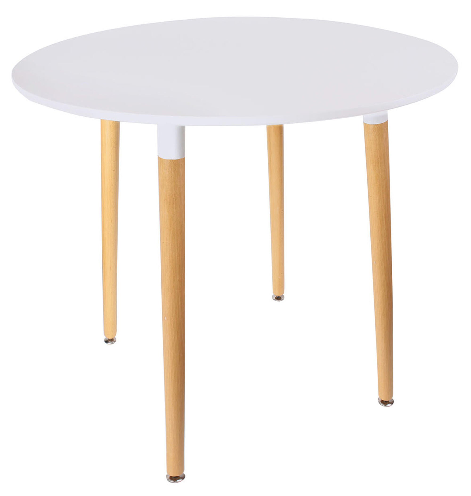 Mesa de comdeor de madera rectangular blanca de 76x75 5x76cm de la marca Sin marca