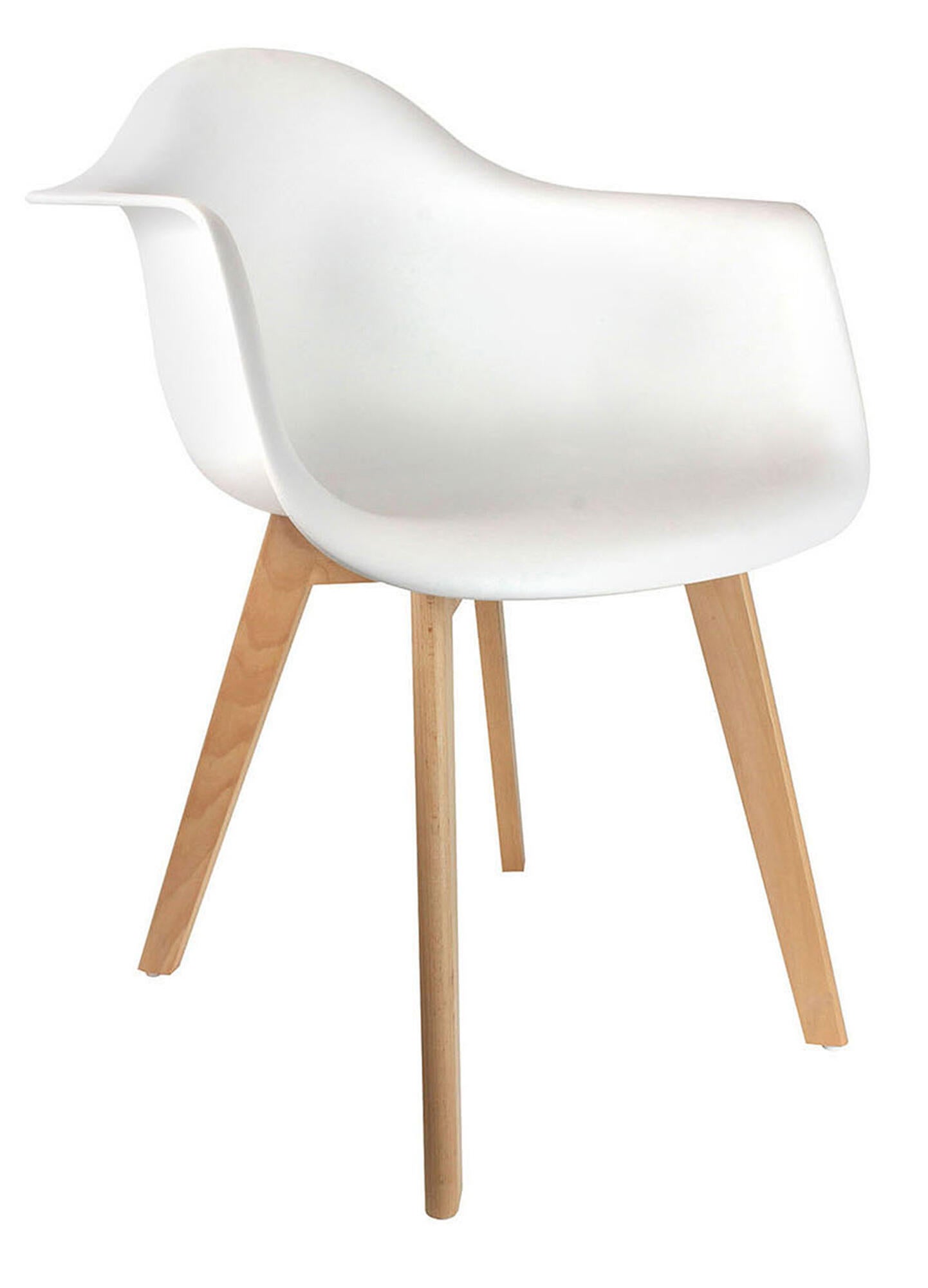 Set 2 sillas de comedor scandin color blanco