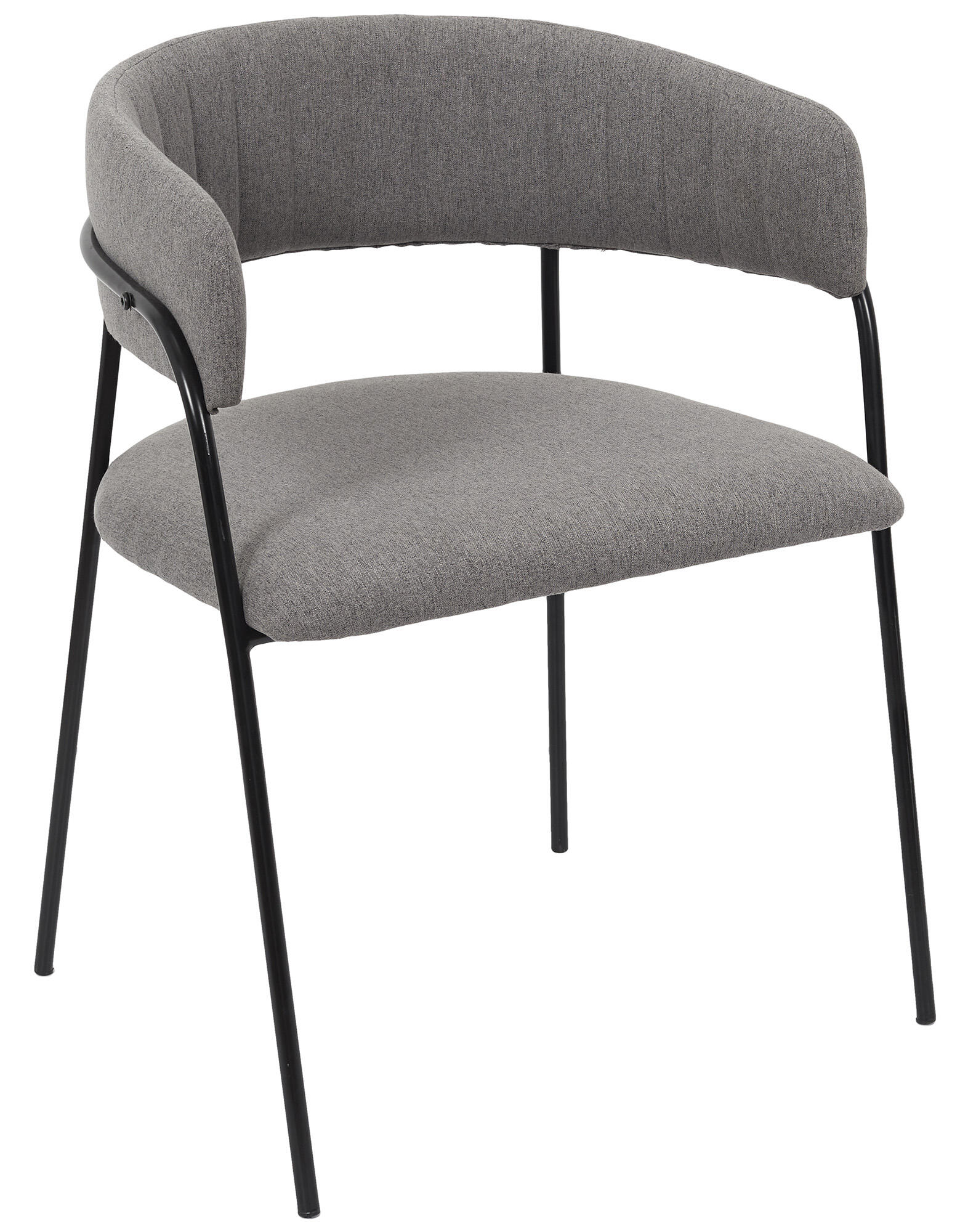 Set de 2 sillas de comedor liverpool color gris de 82x59x57cm