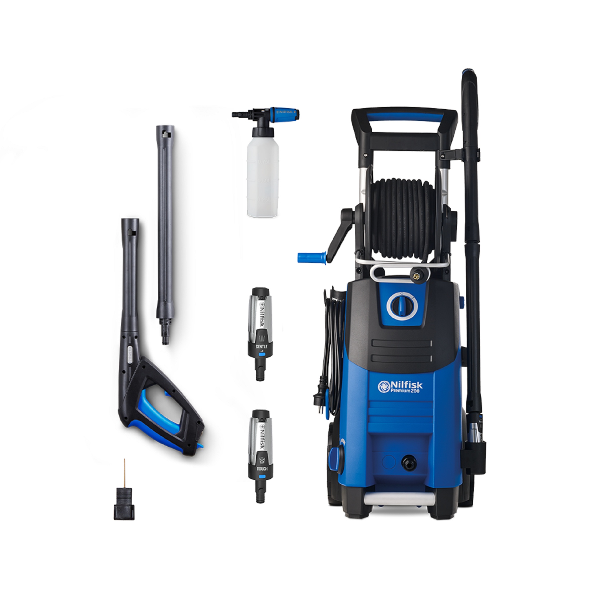 Hidrolimpiadora eléctrica nilfisk premium 200 3300w 200 bares de presión de la marca Nilfisk