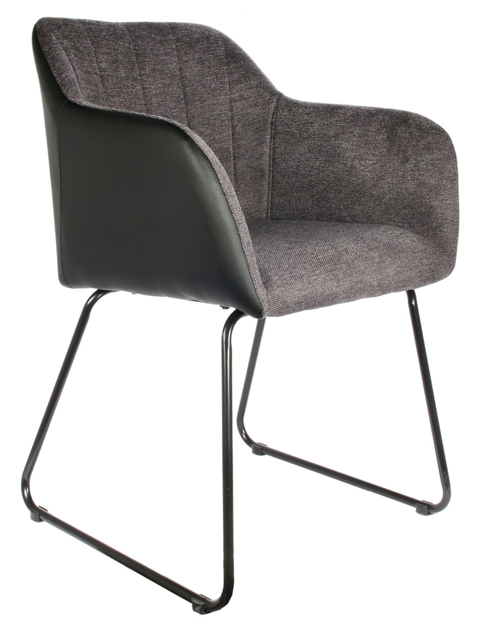 Set de 2 sillas de comedor memphis de madera color gris de 84x60,5x56cm