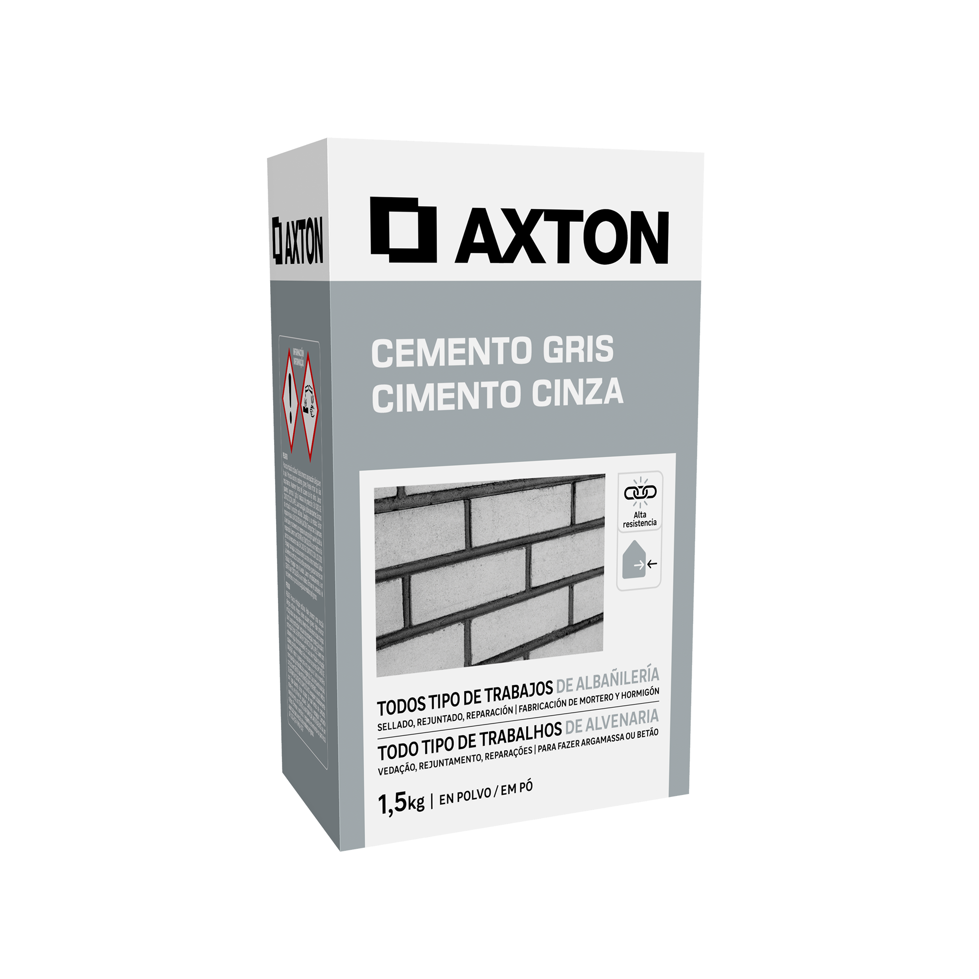Cemento fraguado rápido AXTON 1.5 kg