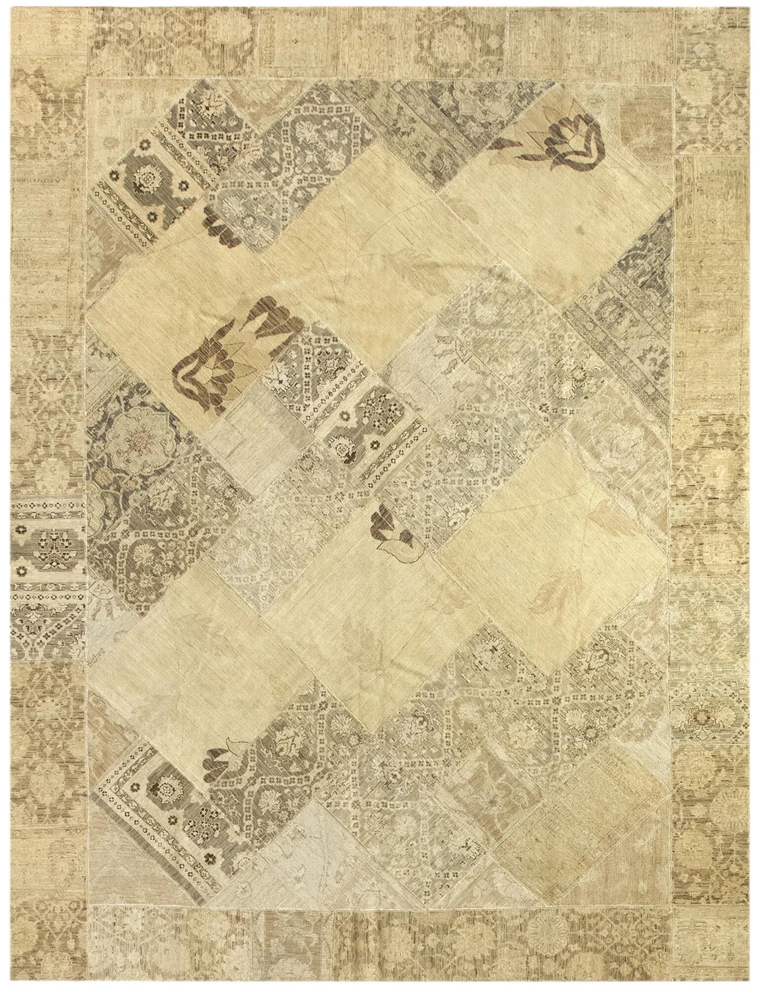 Alfombra de lana patchwork 264x365 cm