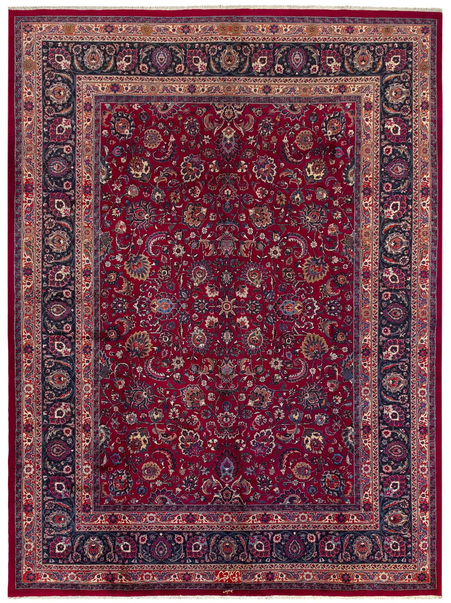Alfombra de lana iran mashad 295x395 cm