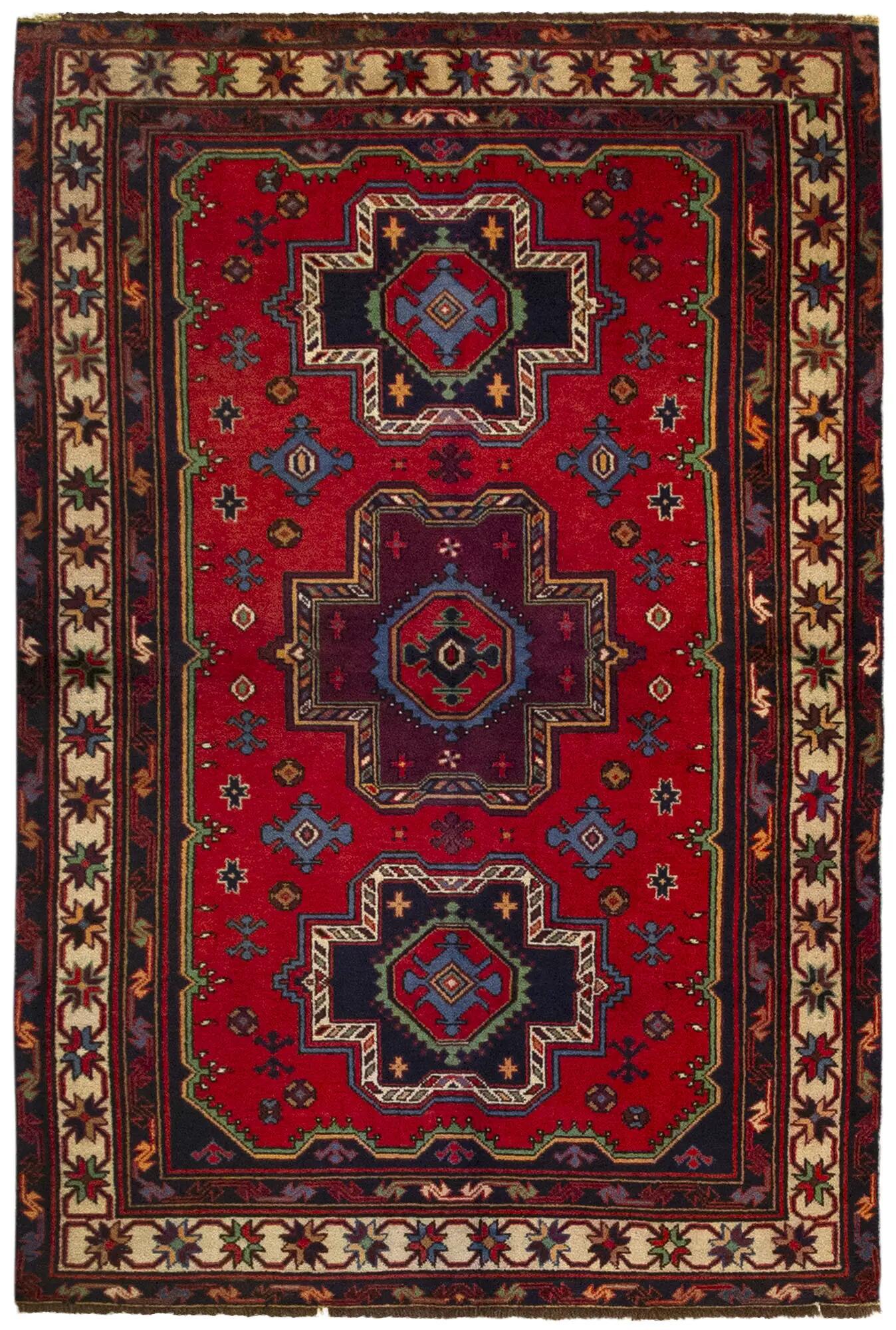 Alfombra de lana iran rusi 130x195 cm