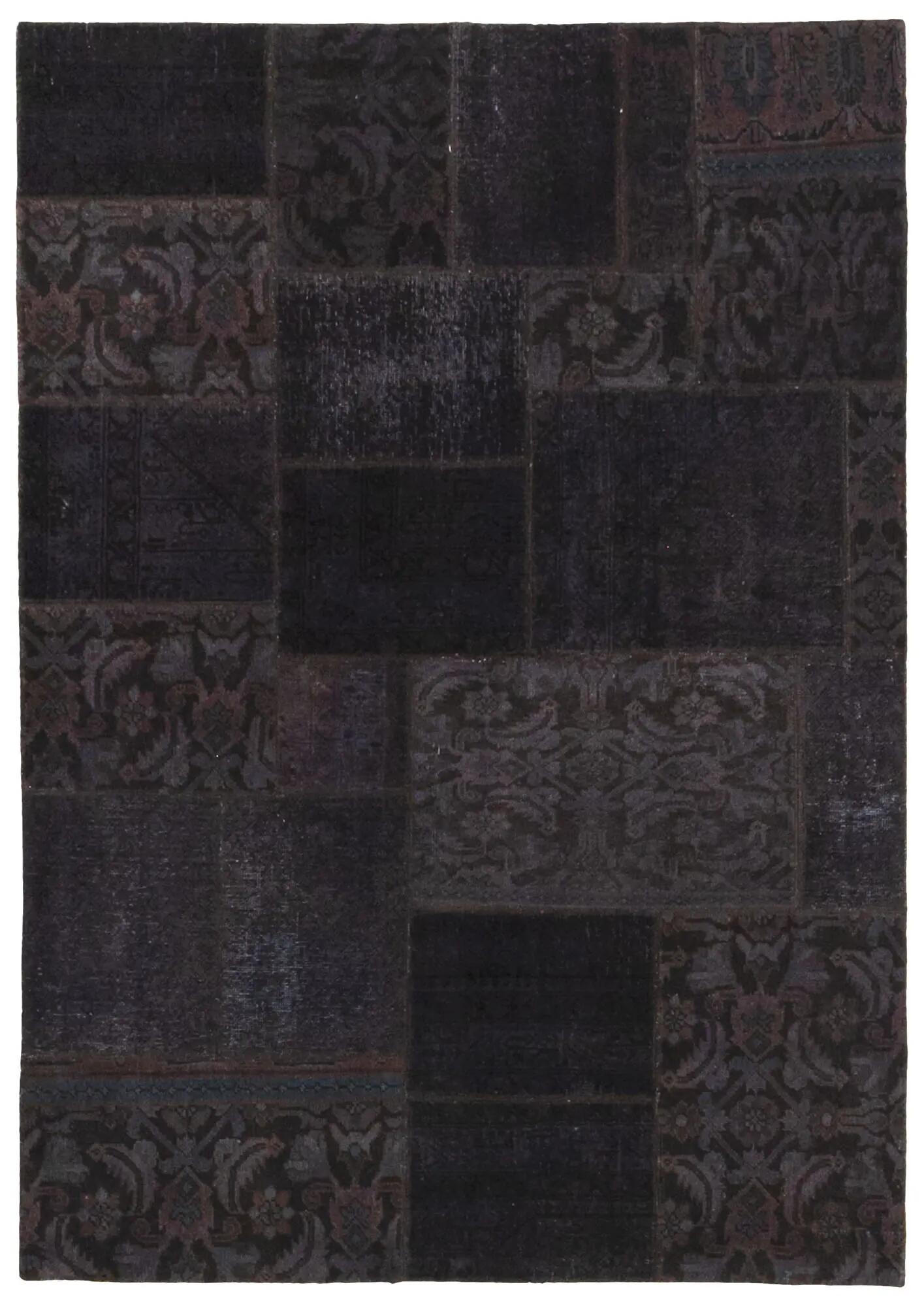 Alfombra de lana patchwork moderno 234x166 cm