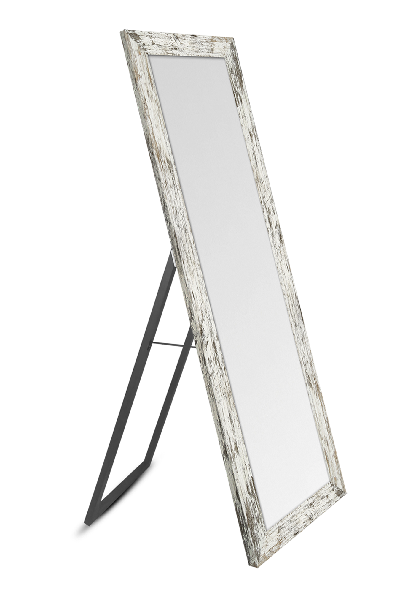Espejo enmarcado de pie rectangular harry beige 155 x 52 cm