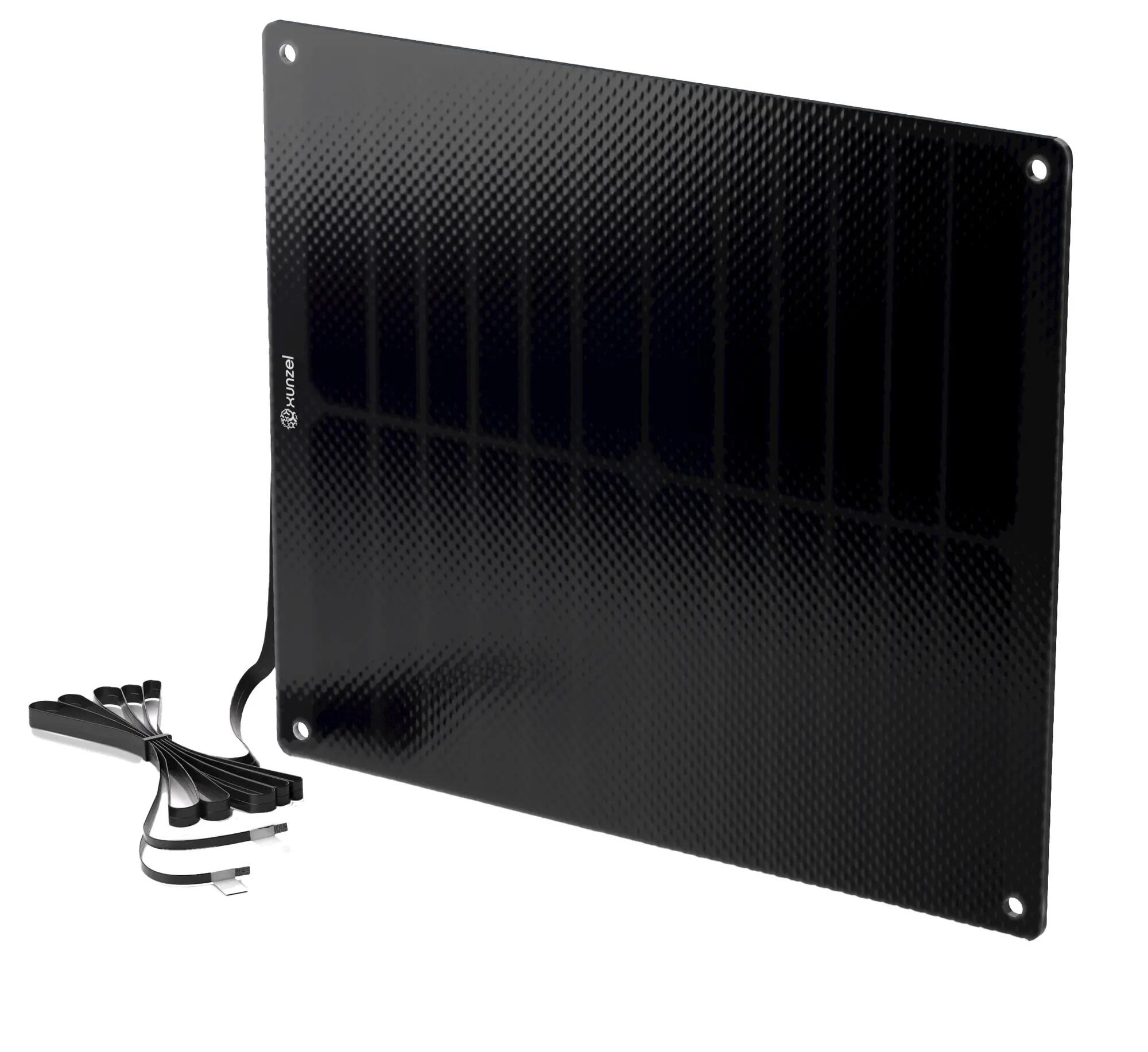 Panel solar microsolar_xunzel 15w 12v extra-plano con cable