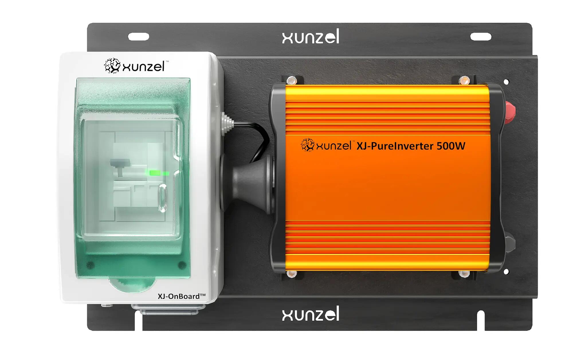 Sistema inversor de energía “listo para usar”xj-onboard-500w-24v-xunzel