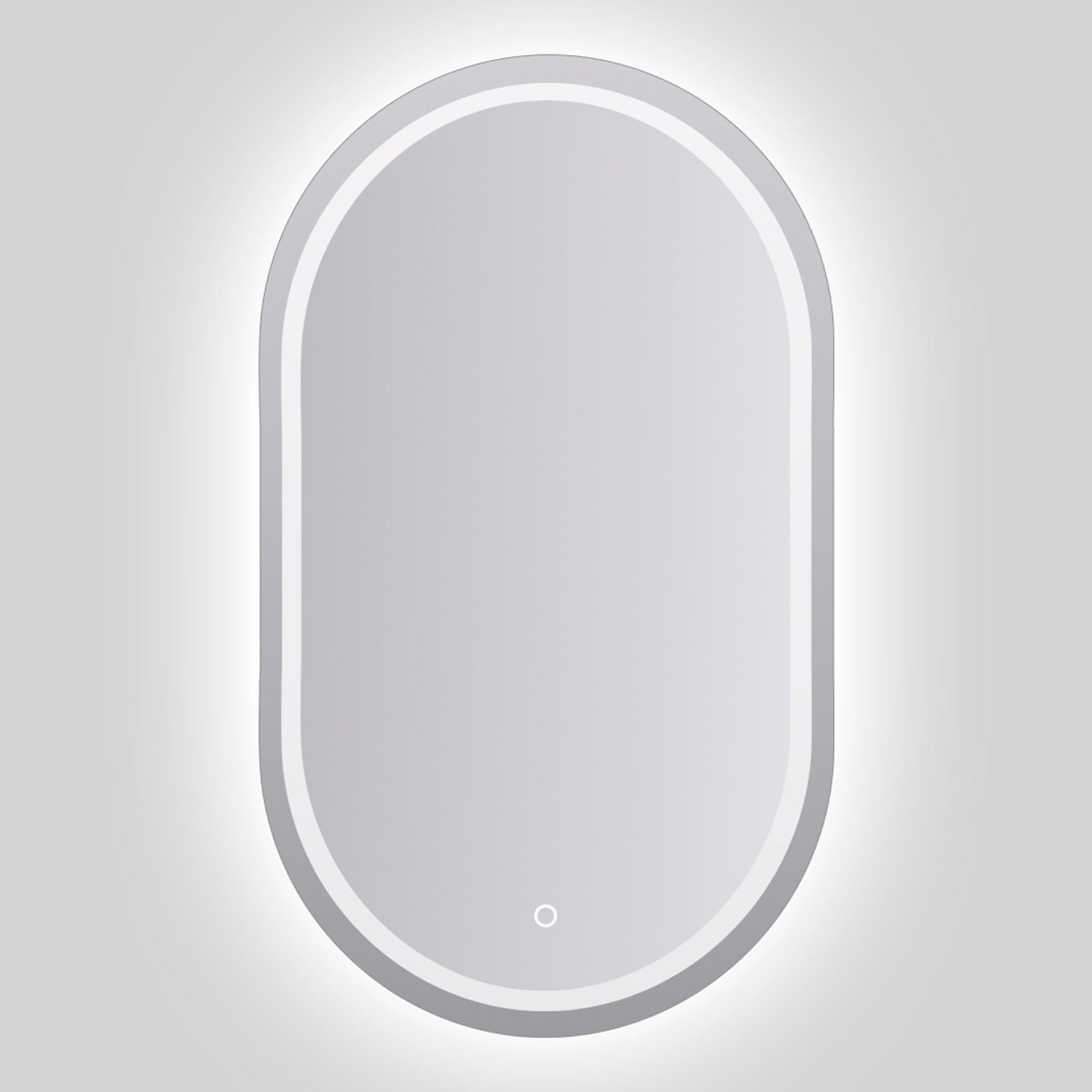 Espejo de baño con luz LED Mood antivaho 80x60 cm Leroy Merlin
