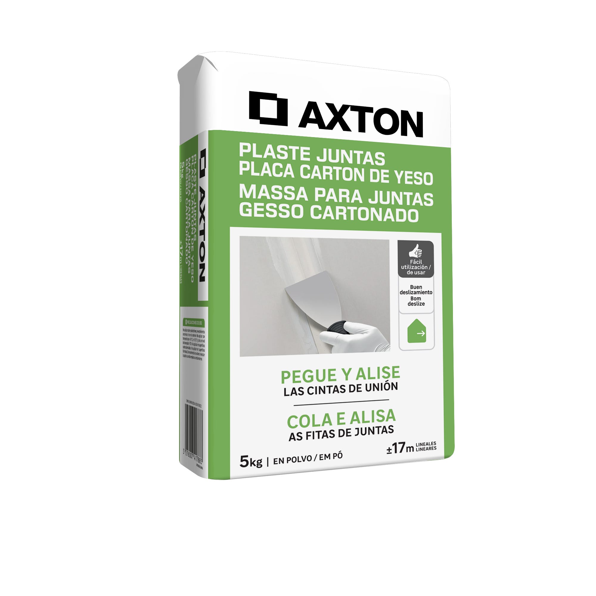 Plaste en polvo cubregotelé AXTON 15 kg