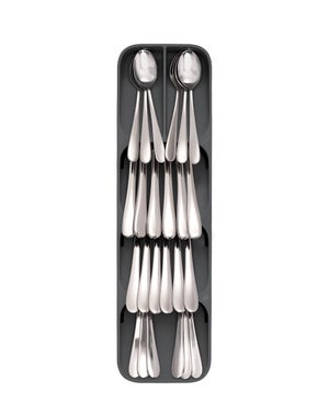 Joseph Joseph Duo - Escurridor de cubiertos para fregadero de cocina con  ranura para cuchillos, organizador de cubiertos para fregadero de cocina