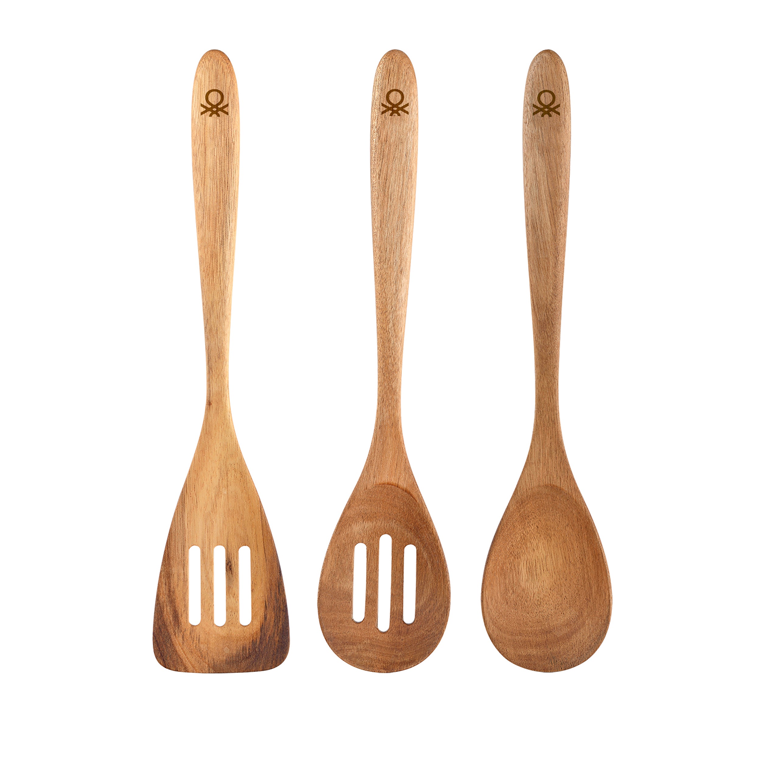 Juego de Utensilios de Cocina DKD Home Decor Madera de caucho Gres