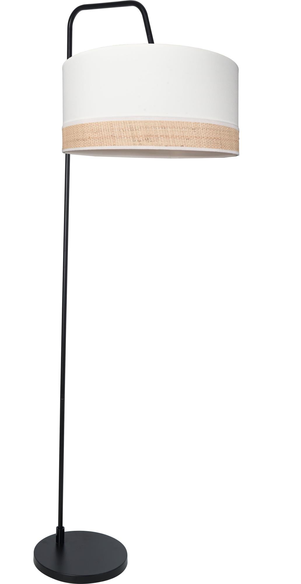 Lámpara de pie camboya cisne negra e27 45 cm