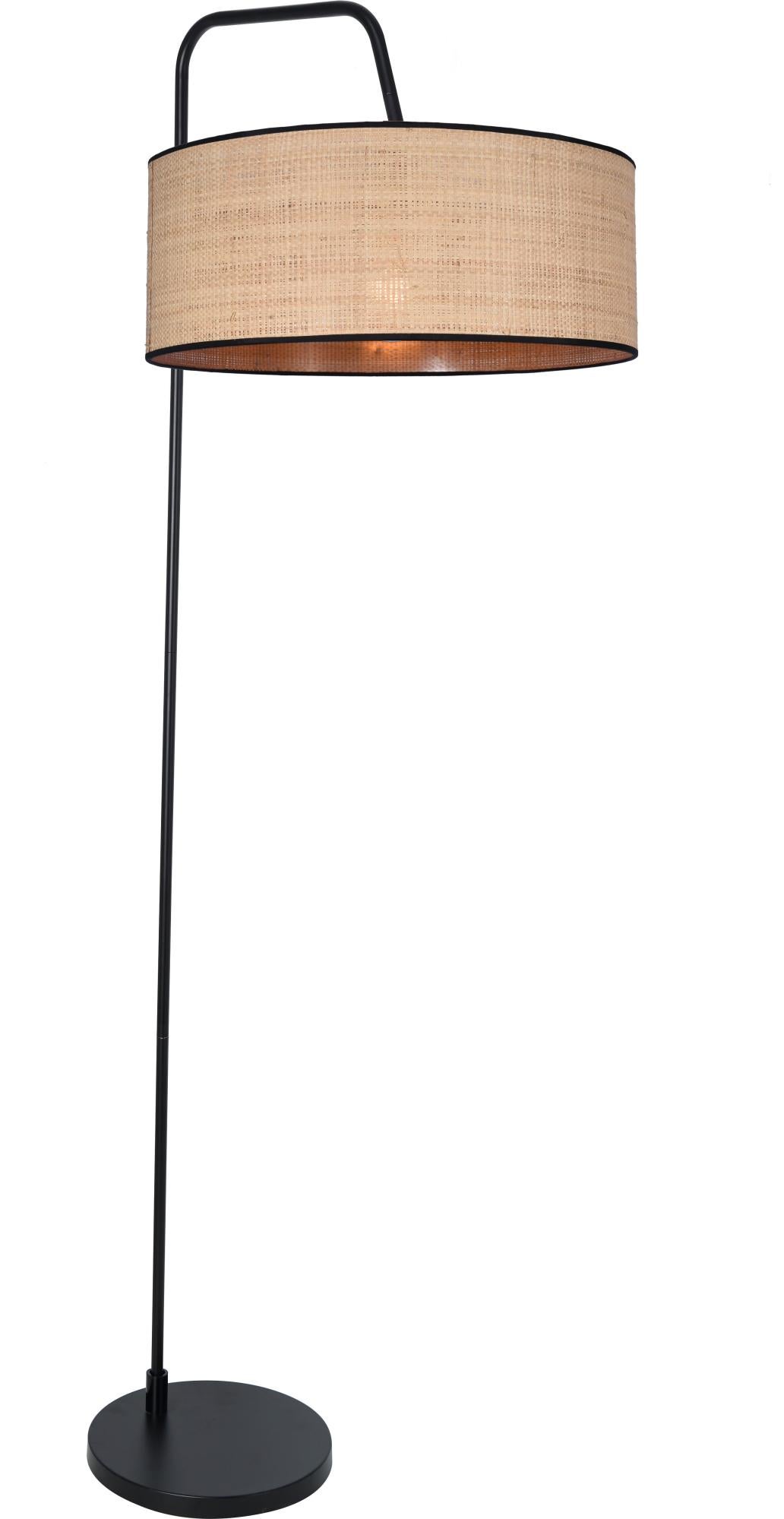 Lámpara de pie kenia cisne negra e27 45 cm