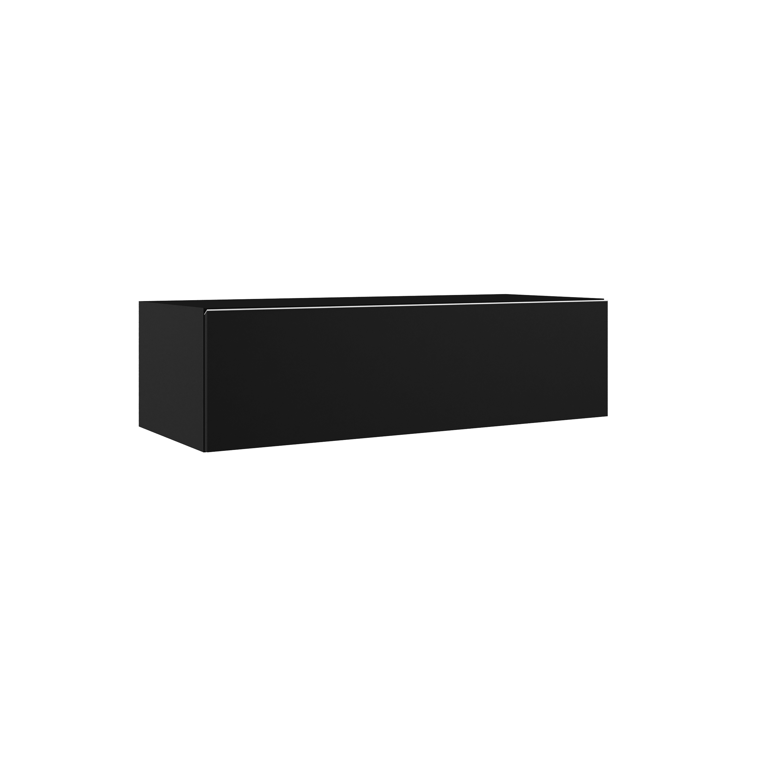 Coqueta de baño texture negro 35x120x46 cm de la marca VISOBATH