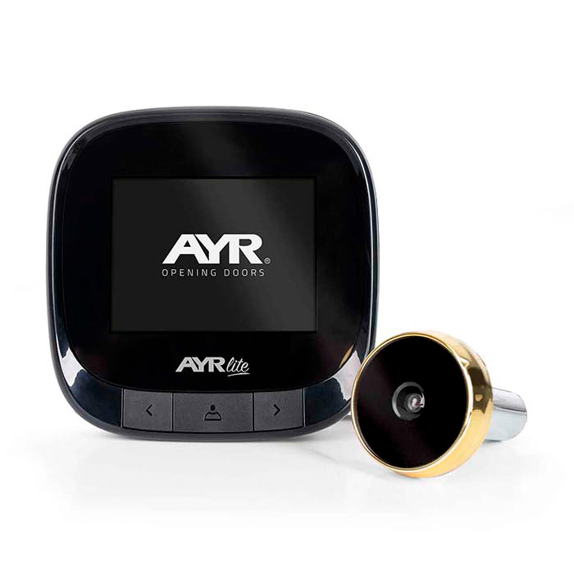 Mirilla digital AYR MOD 752 con pantalla LCD 3.2 negro cromado