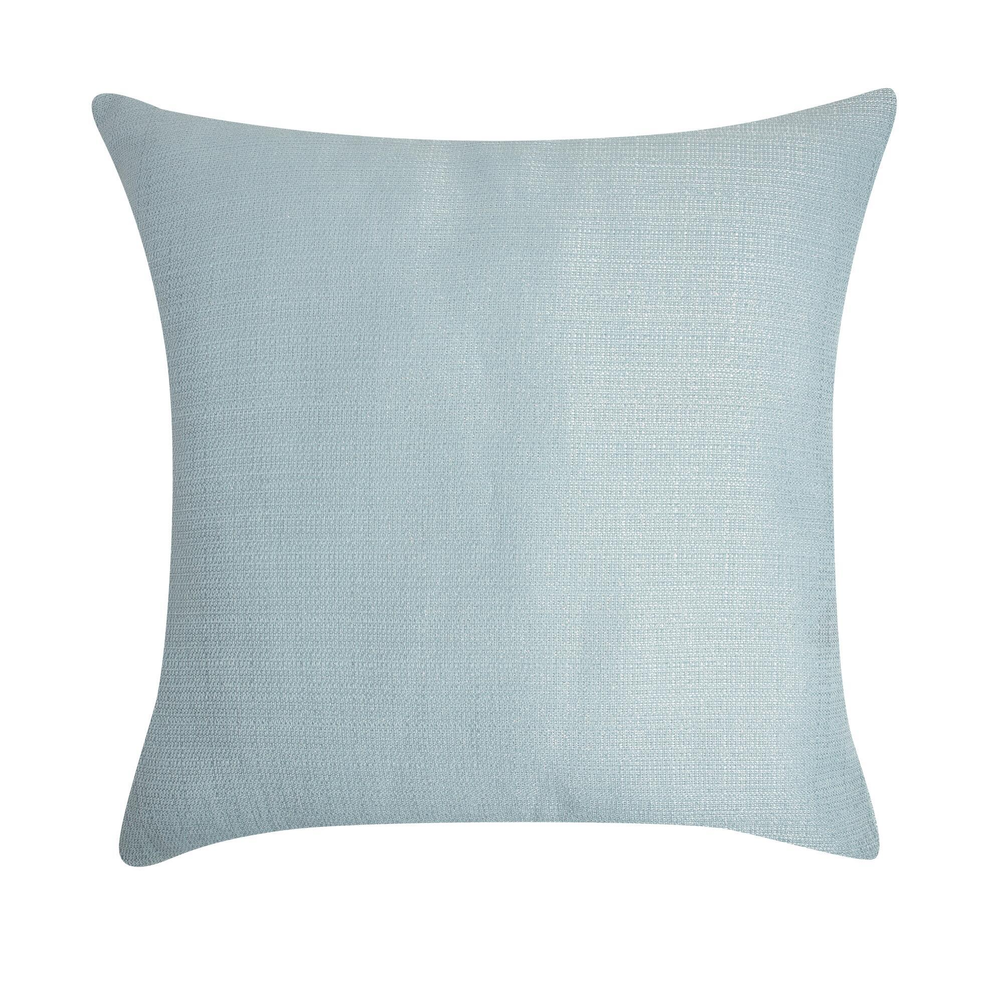 Cojín decorativo inspire dario poliéster azul fjord silver 45x45cm de la marca Inspire