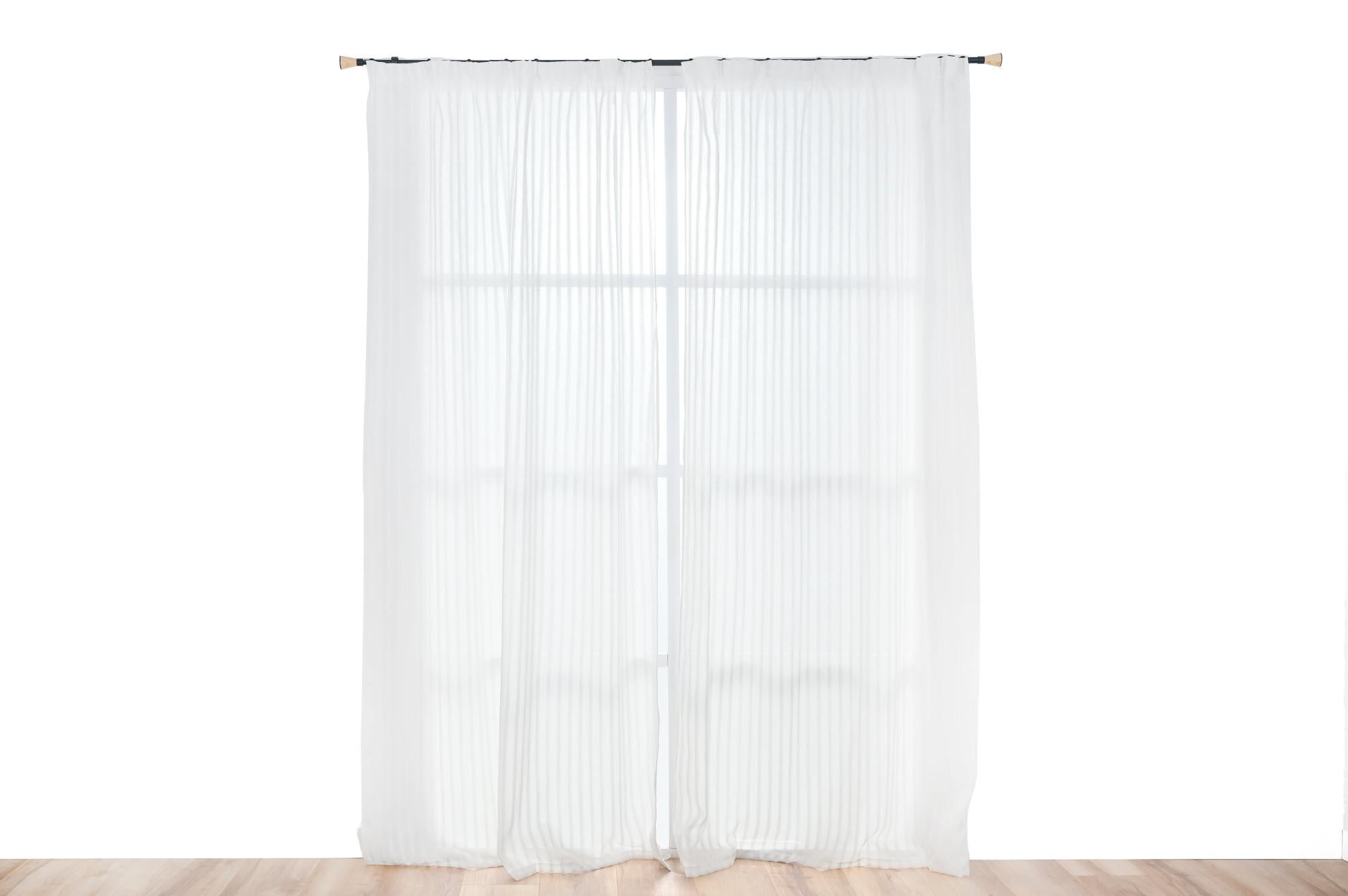 SANELA Cortinas, 1 Par, Beige Claro/+cinta De Fruncir, 55x84