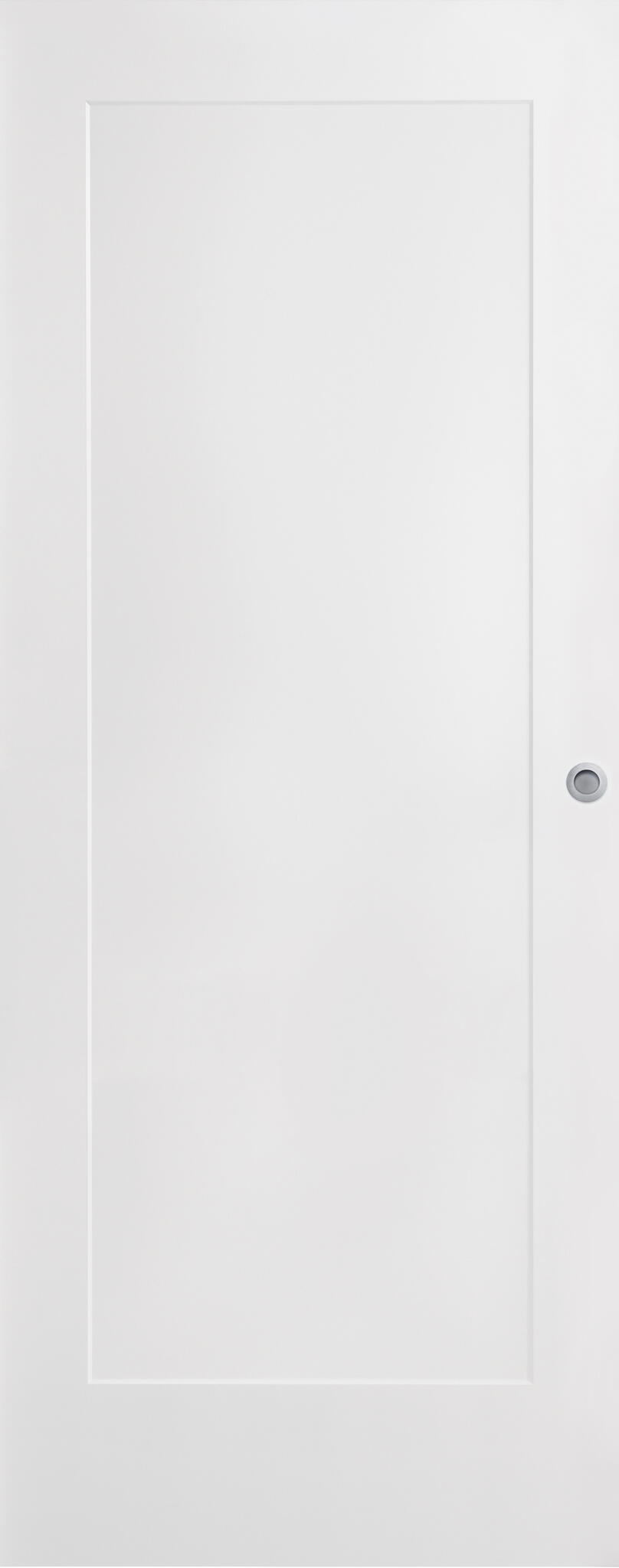Puerta corredera tacoma plus blanco de 62.5 cm con uñero y condena