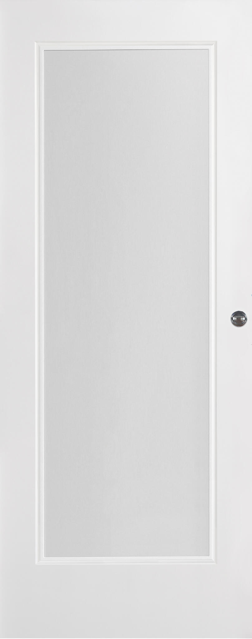 Puerta corredera tacoma plus blanco con cristal de 92,5 cm con uñero y condena