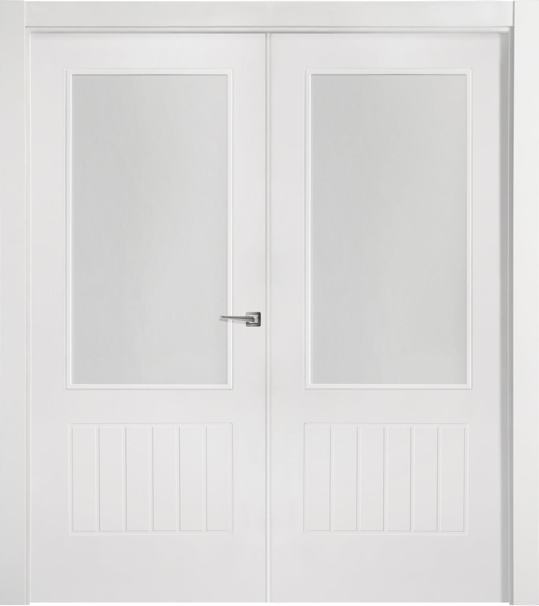 Puerta madison plus blanco apertura derecha con cristal de 9x 125 cm de la marca ARTENS