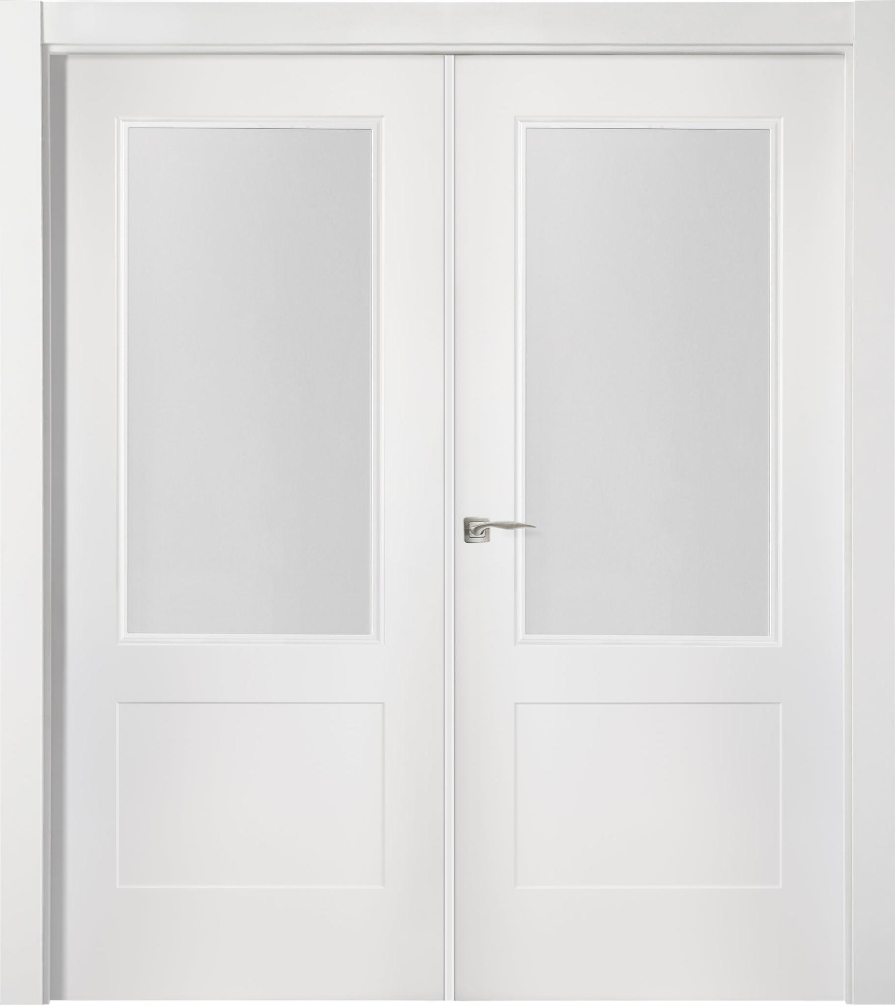 Puerta atlanta plus blanco apertura derecha con cristal de 9x145cm de la marca ARTENS