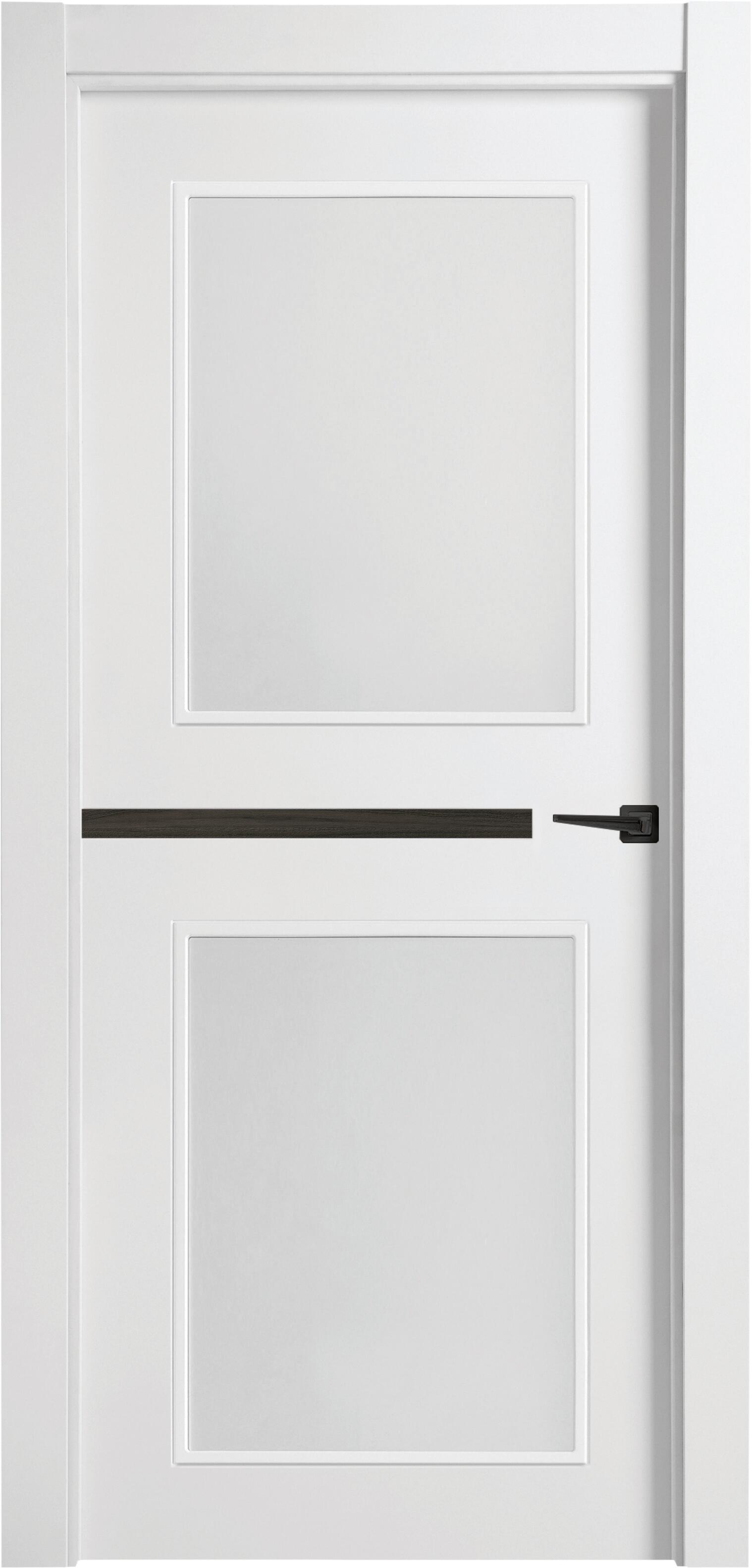 Puerta denver carbón blanco apertura izquierda con cristal 11x72,5 cm