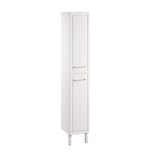 Mueble columna colgar de baño Bolton de 35 cm ancho color Blanco
