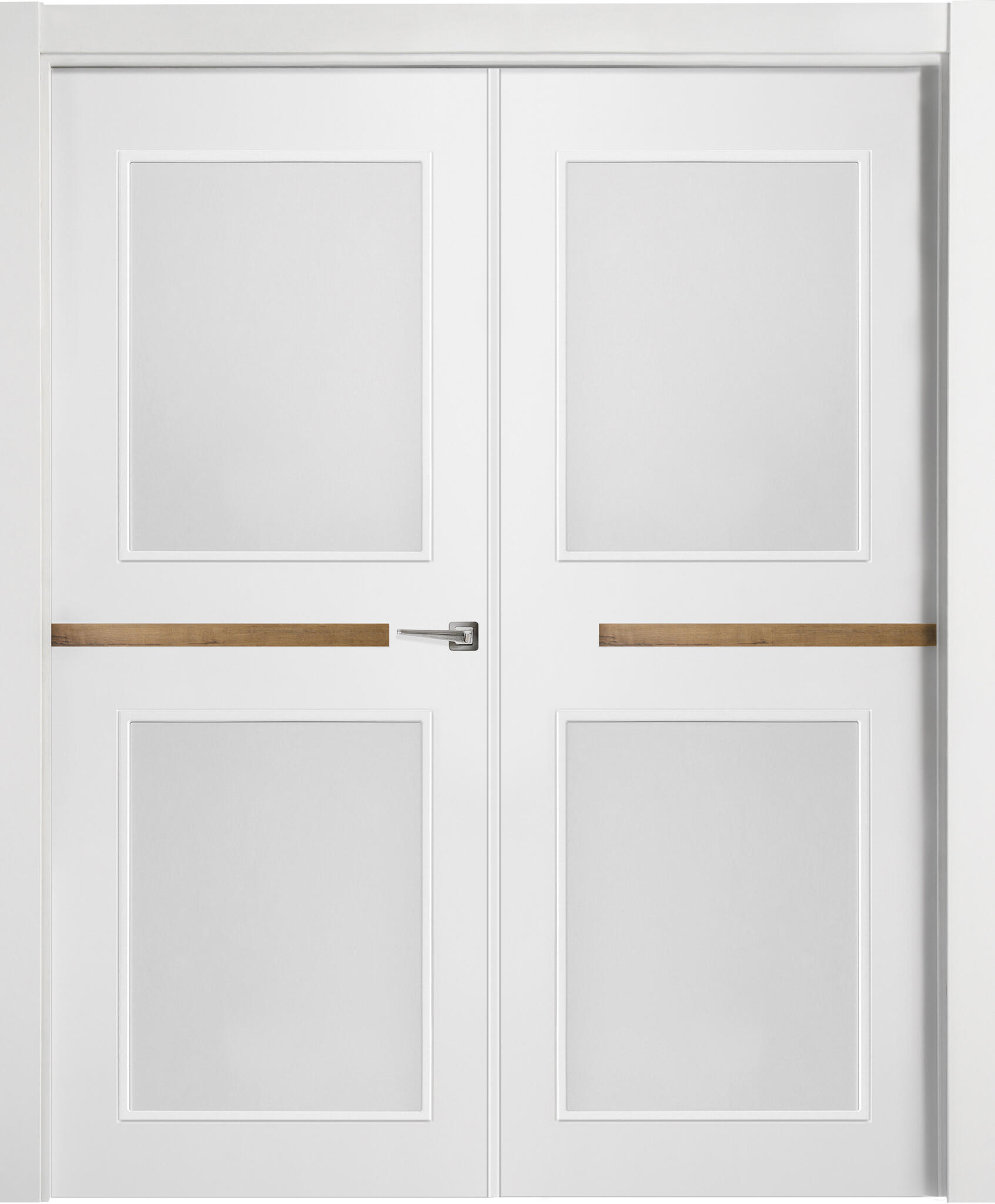 Puerta denver gold blanco apertura izquierda con cristal de 9x145cm de la marca Sin marca
