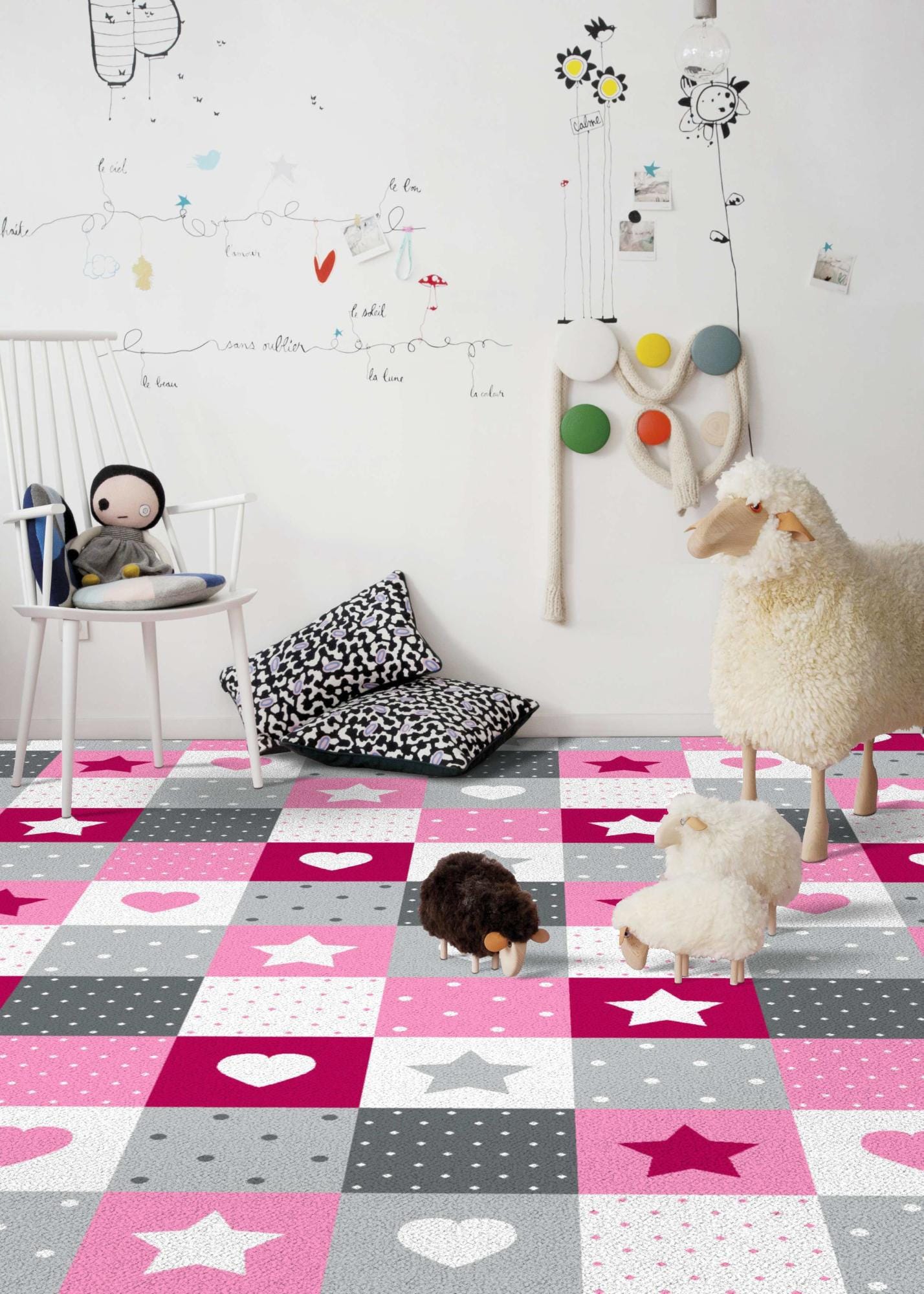 Suelo vinílico rollo BERRY Fairplay Digital 2x8 m infantil | Leroy Merlin