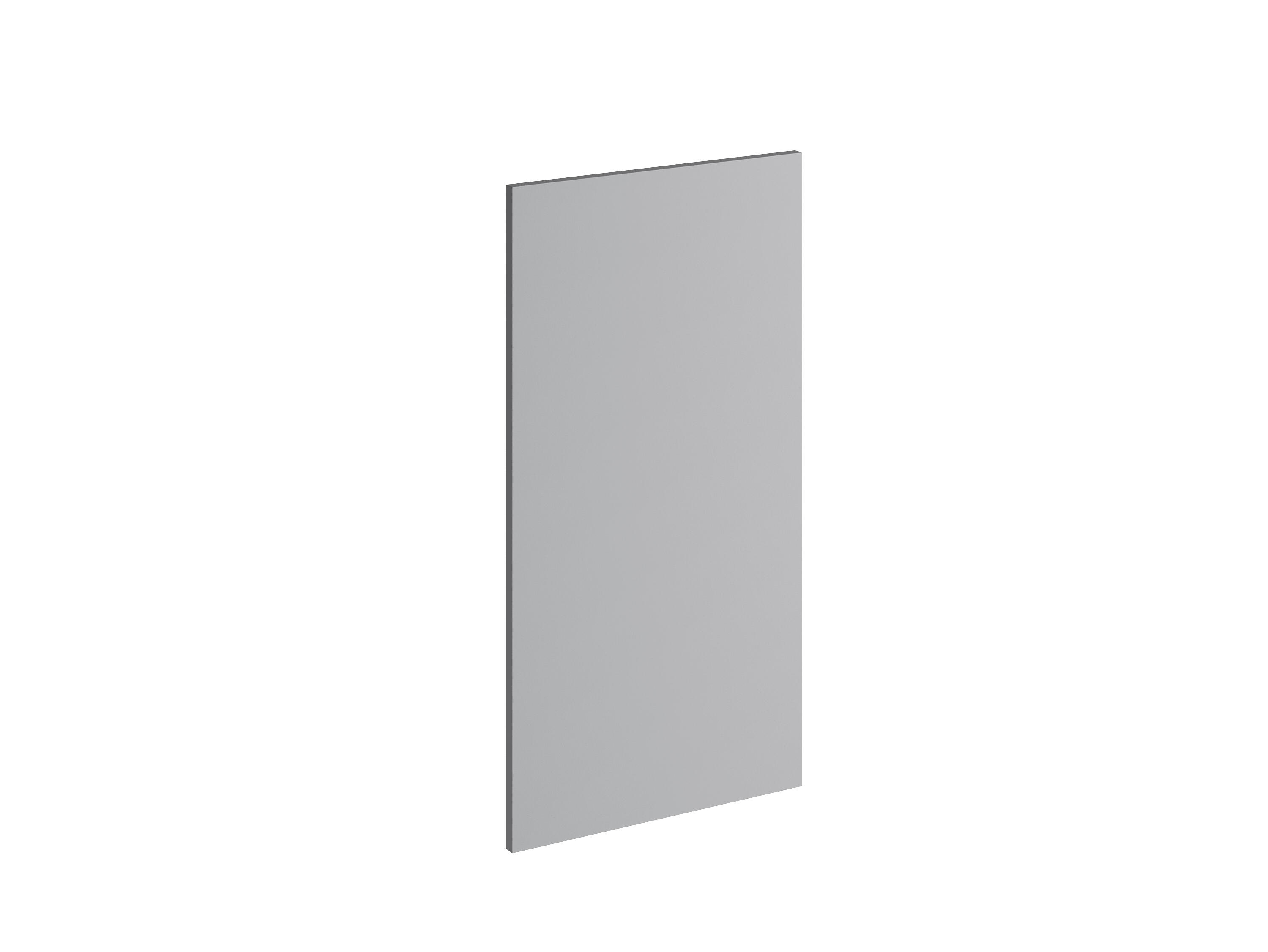 Puerta para mueble de cocina delinia id mikonos gris nube mate 36.8x76.5 cm