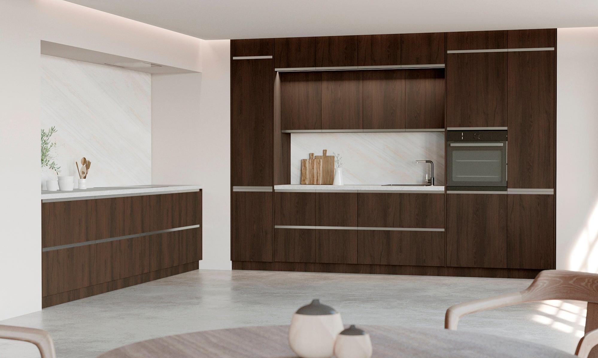 Frente de cajón mueble de cocina delinia id mikonos rosales 60x76.5 cm