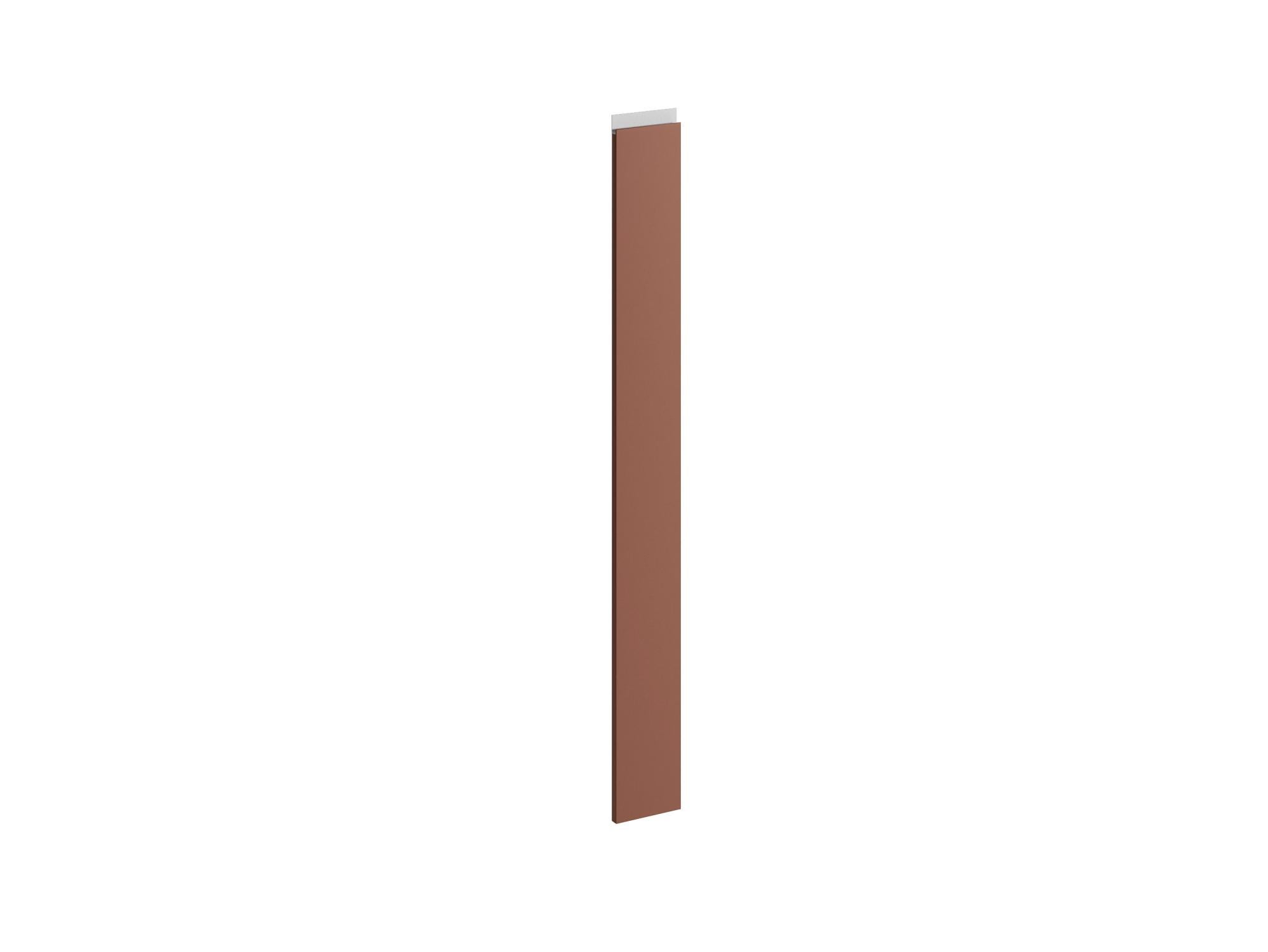Puerta para mueble de cocina delinia id mikonos terracota mate 15x137.3 cm